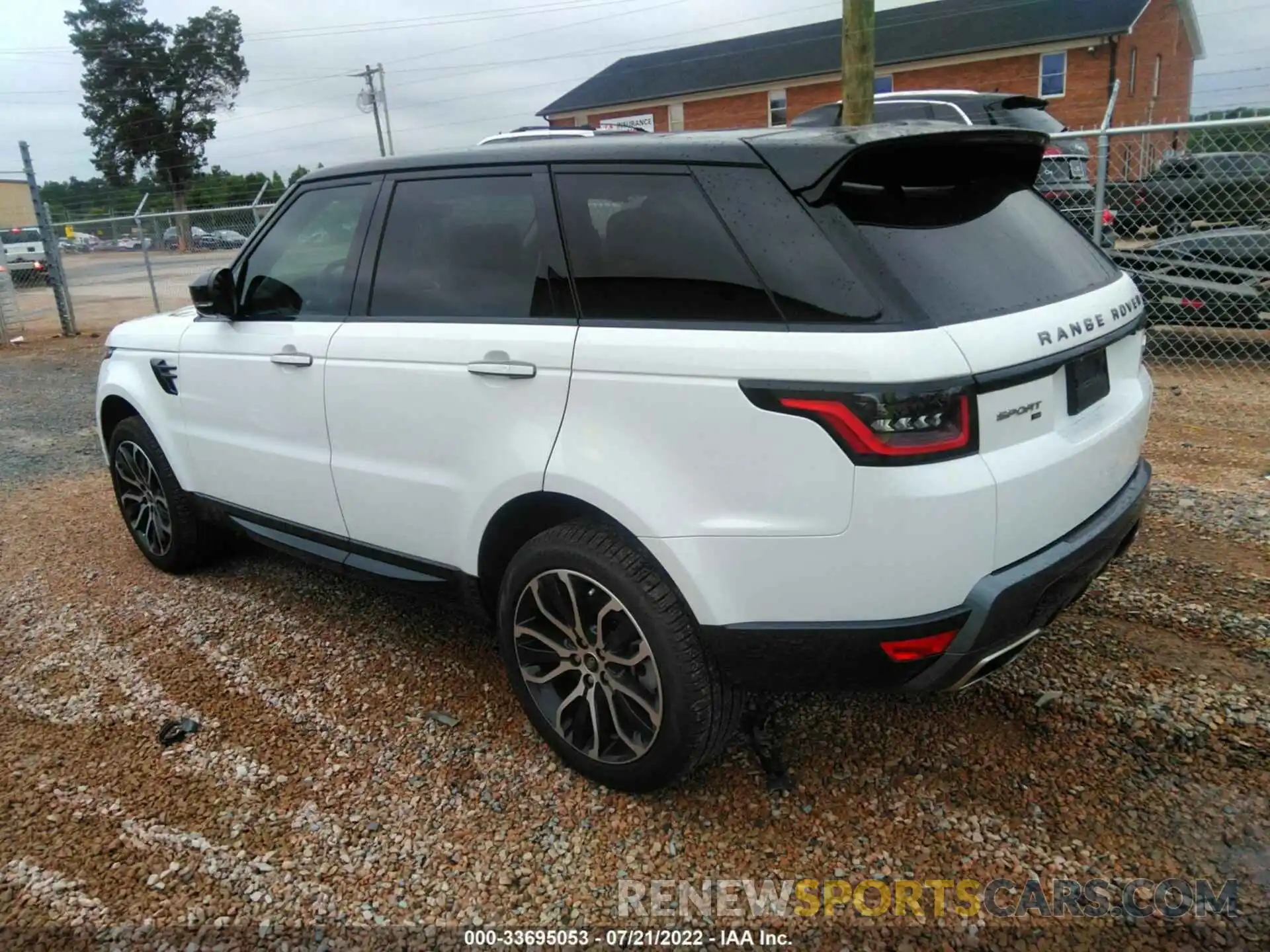 3 Photograph of a damaged car SALWR2SU7NA215249 LAND ROVER RANGE ROVER SPORT 2022