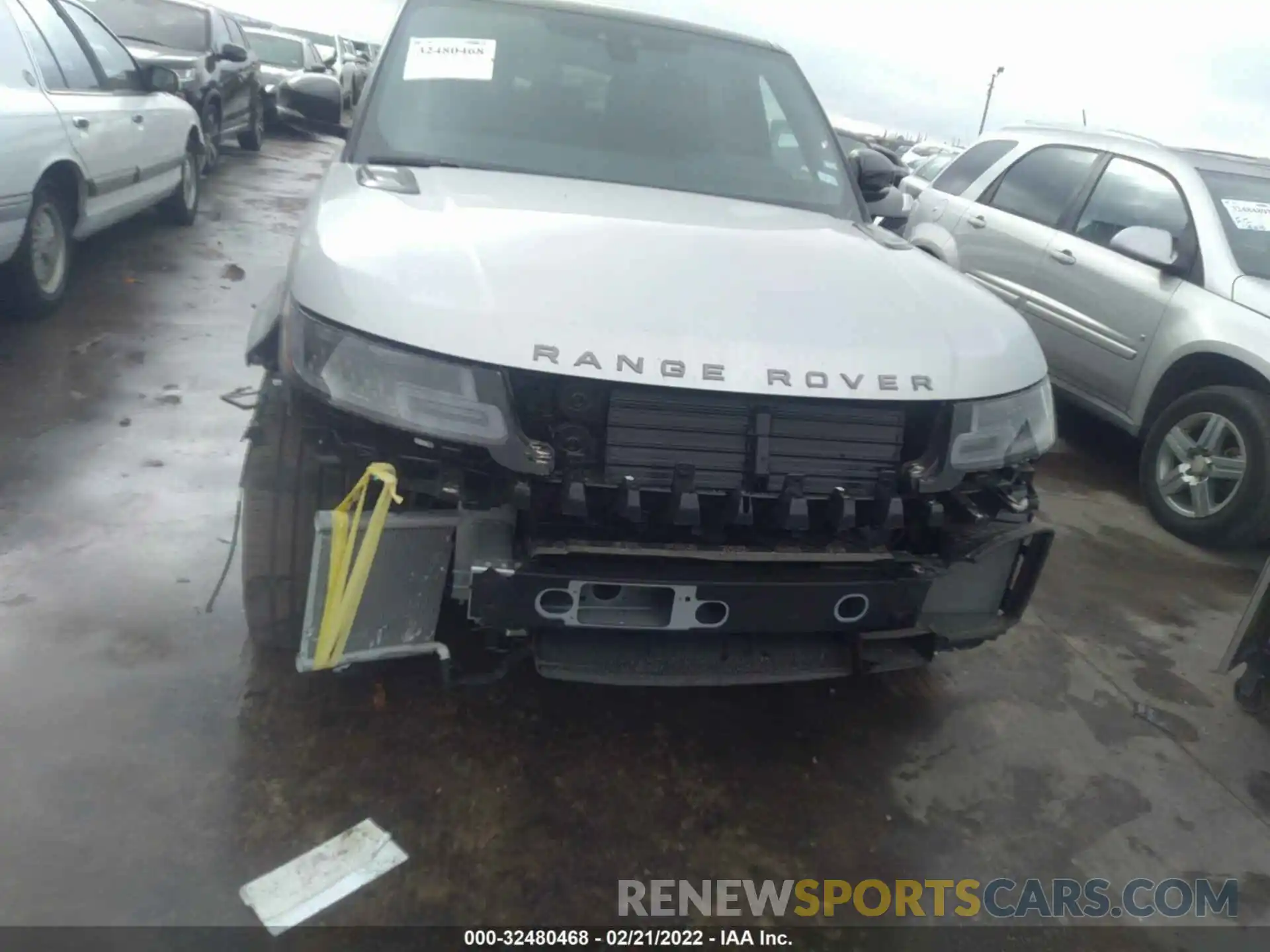 6 Фотография поврежденного автомобиля SALWR2SU9NA220047 LAND ROVER RANGE ROVER SPORT 2022