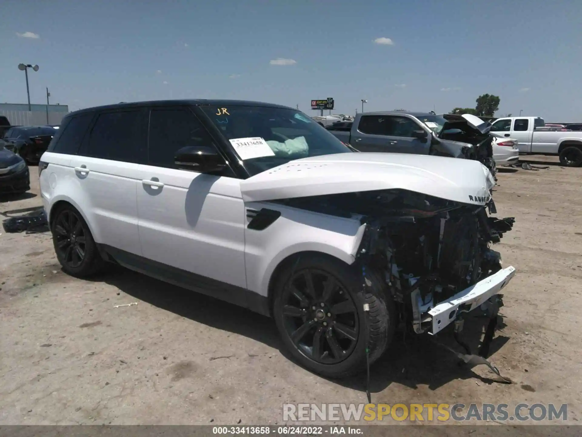 1 Photograph of a damaged car SALWR2SUXNA205461 LAND ROVER RANGE ROVER SPORT 2022