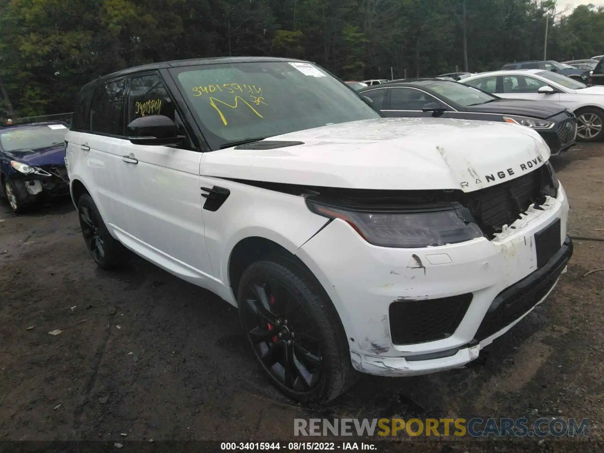 1 Фотография поврежденного автомобиля SALWS2RU1NA205178 LAND ROVER RANGE ROVER SPORT 2022