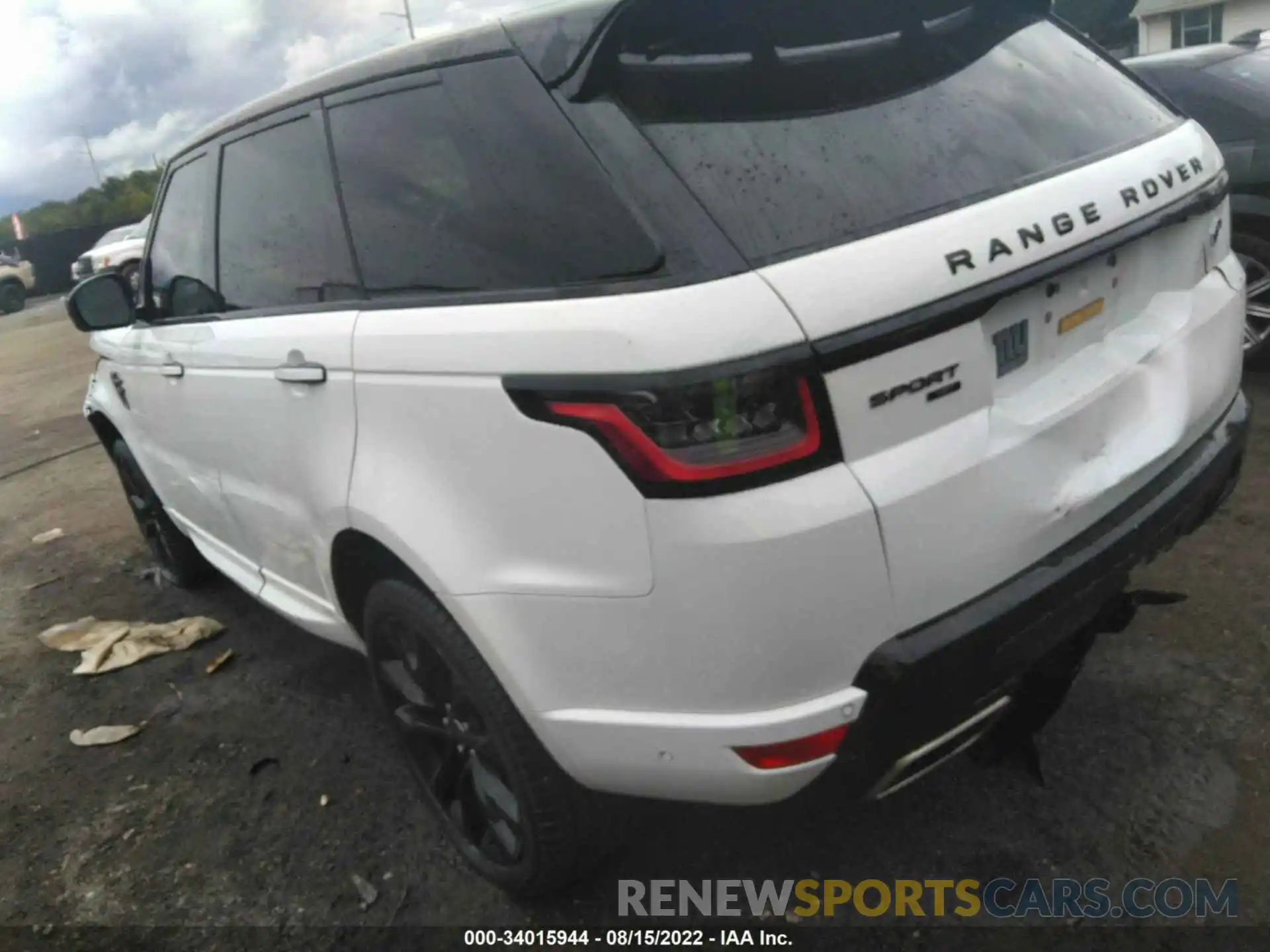 3 Фотография поврежденного автомобиля SALWS2RU1NA205178 LAND ROVER RANGE ROVER SPORT 2022