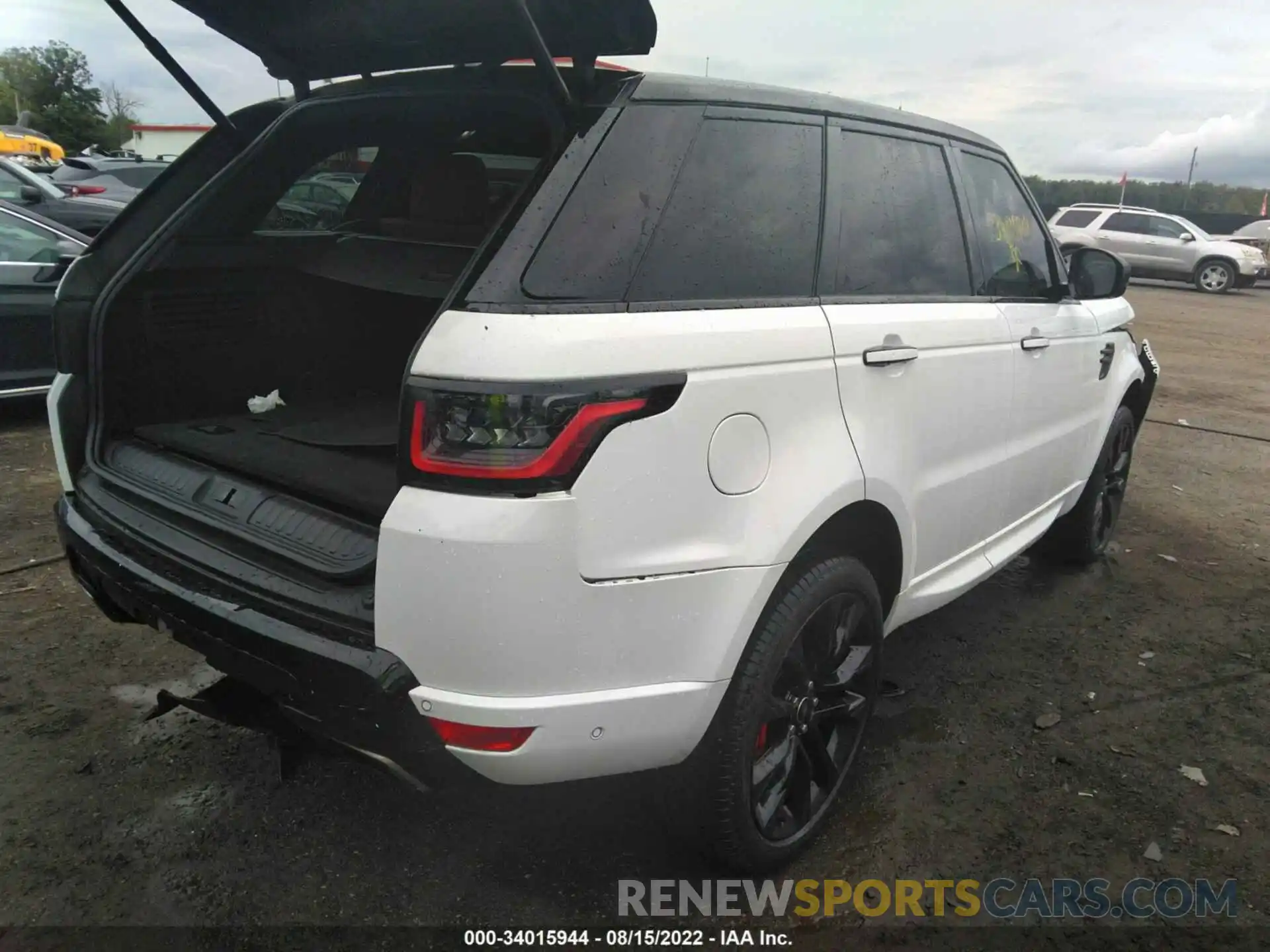 4 Фотография поврежденного автомобиля SALWS2RU1NA205178 LAND ROVER RANGE ROVER SPORT 2022