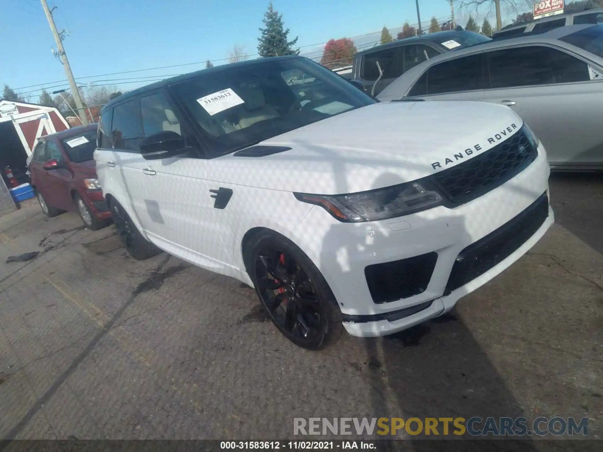 1 Photograph of a damaged car SALWS2RU2NA797514 LAND ROVER RANGE ROVER SPORT 2022