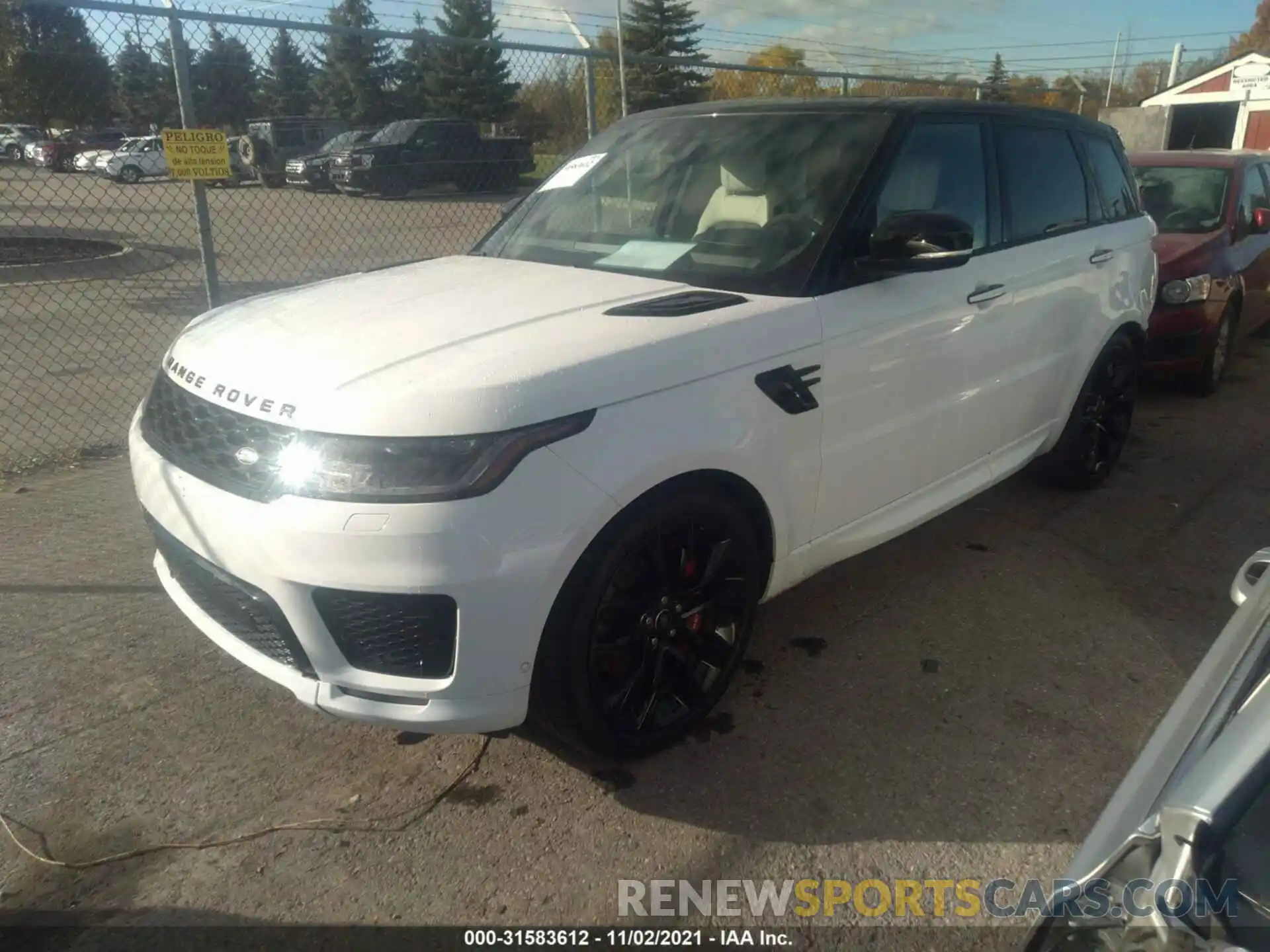 2 Фотография поврежденного автомобиля SALWS2RU2NA797514 LAND ROVER RANGE ROVER SPORT 2022