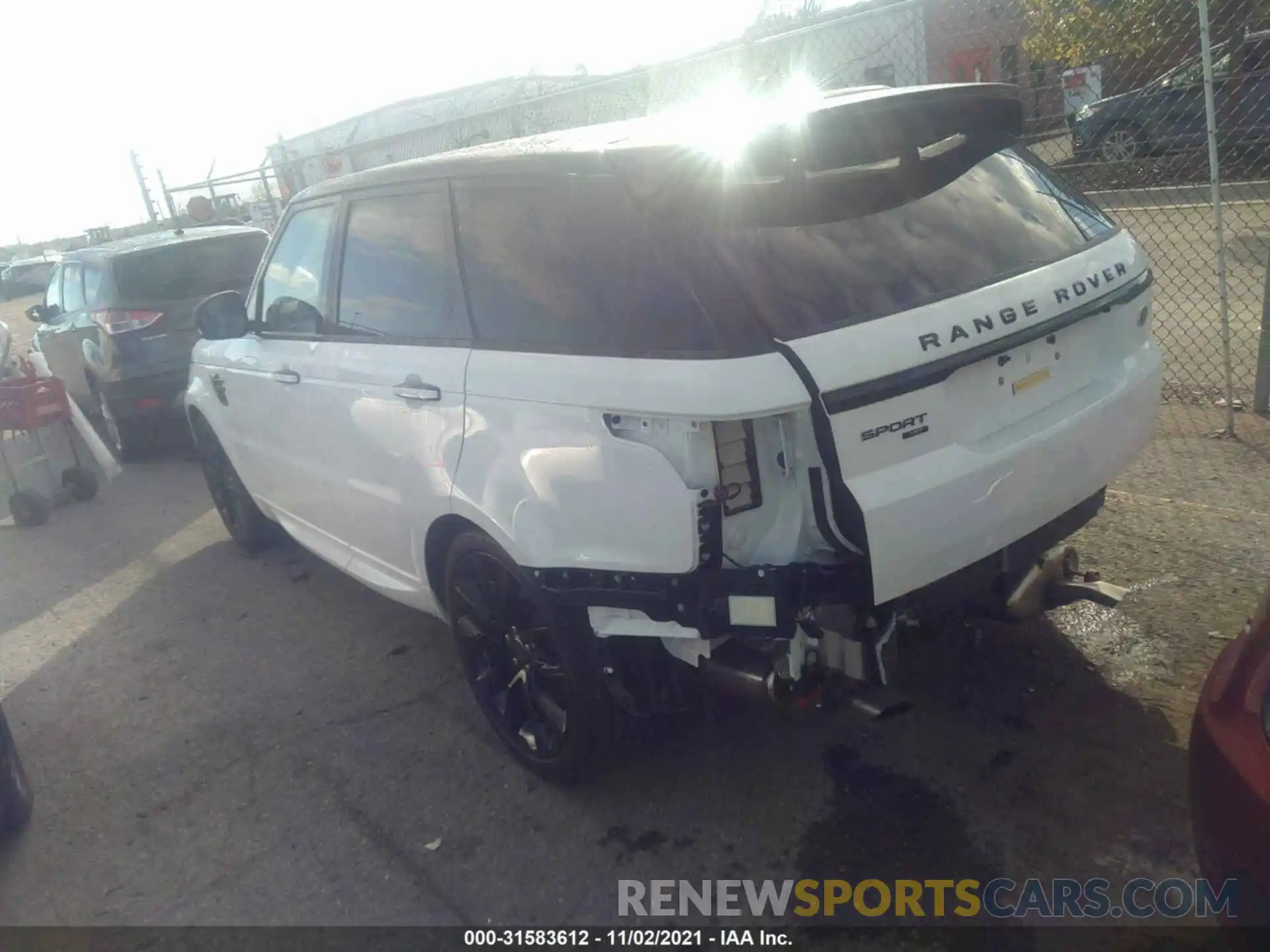 3 Photograph of a damaged car SALWS2RU2NA797514 LAND ROVER RANGE ROVER SPORT 2022