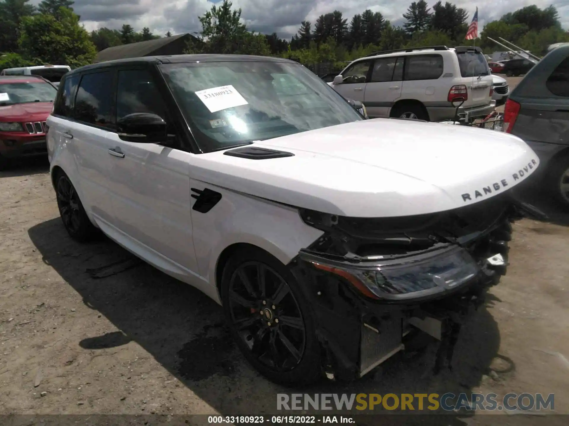 1 Photograph of a damaged car SALWS2RU3NA206400 LAND ROVER RANGE ROVER SPORT 2022