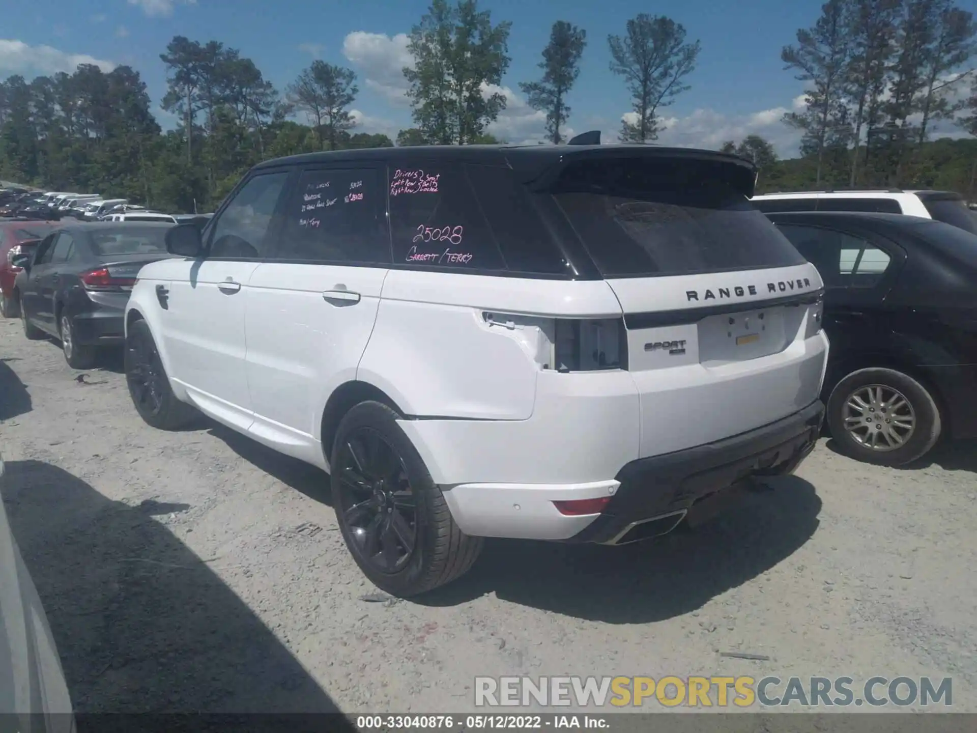 3 Фотография поврежденного автомобиля SALWS2RU3NA213122 LAND ROVER RANGE ROVER SPORT 2022