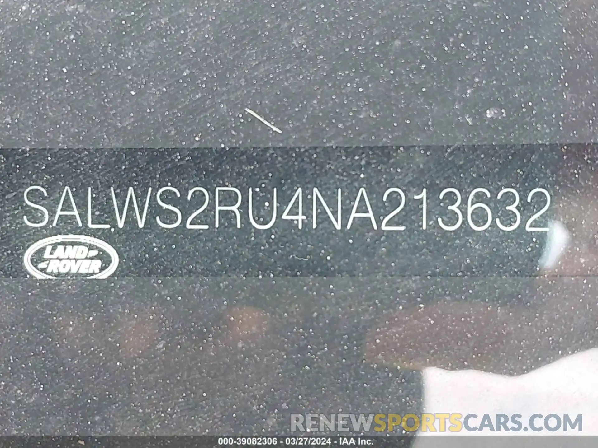 17 Photograph of a damaged car SALWS2RU4NA213632 LAND ROVER RANGE ROVER SPORT 2022