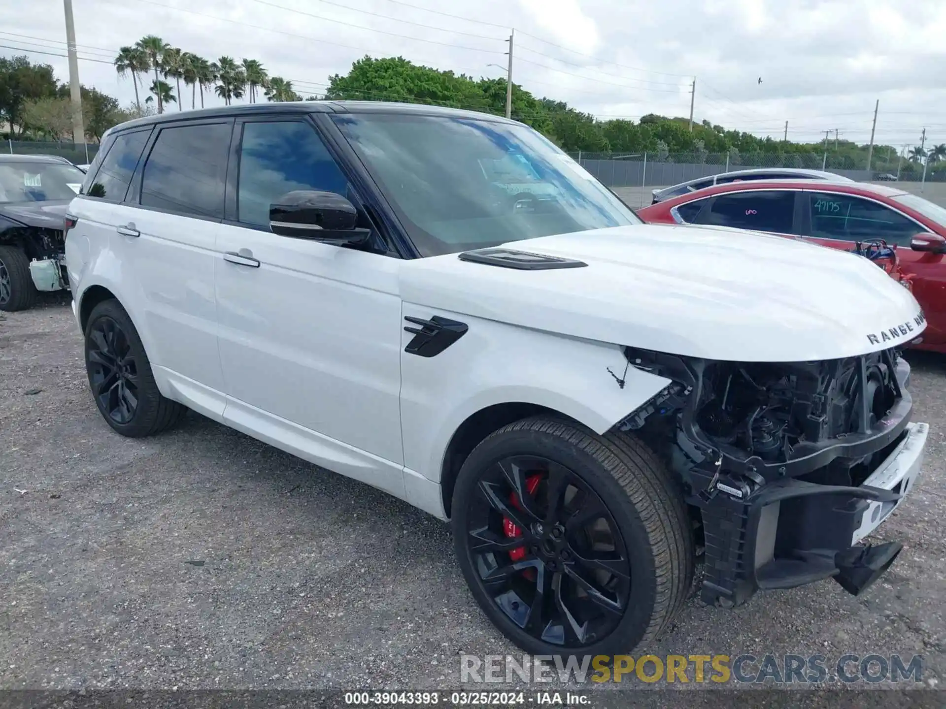 1 Photograph of a damaged car SALWS2RU4NA235114 LAND ROVER RANGE ROVER SPORT 2022