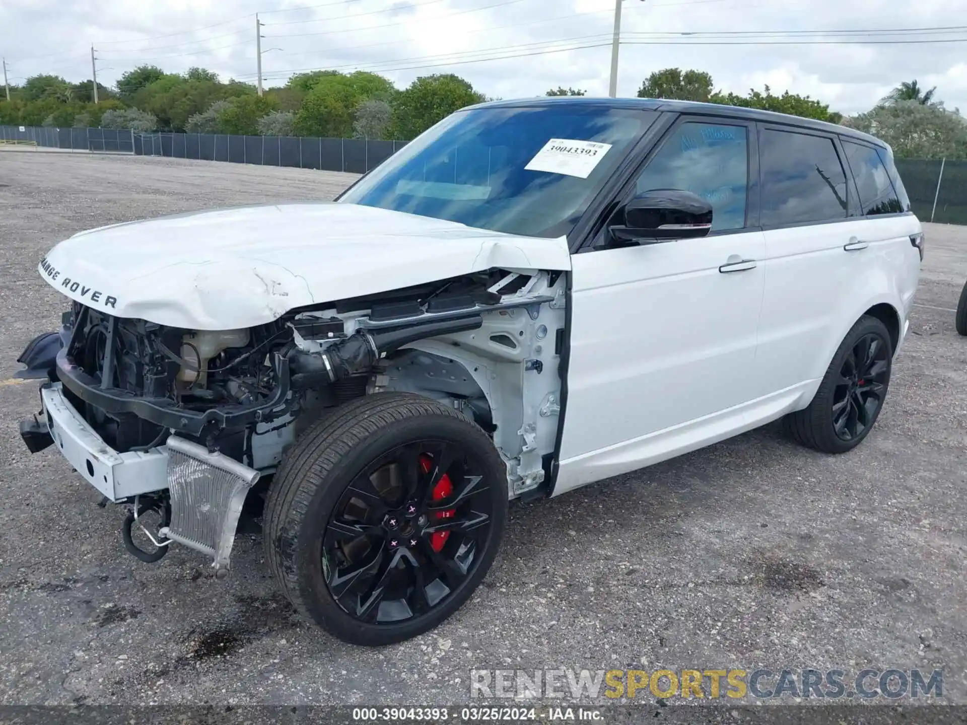 2 Фотография поврежденного автомобиля SALWS2RU4NA235114 LAND ROVER RANGE ROVER SPORT 2022