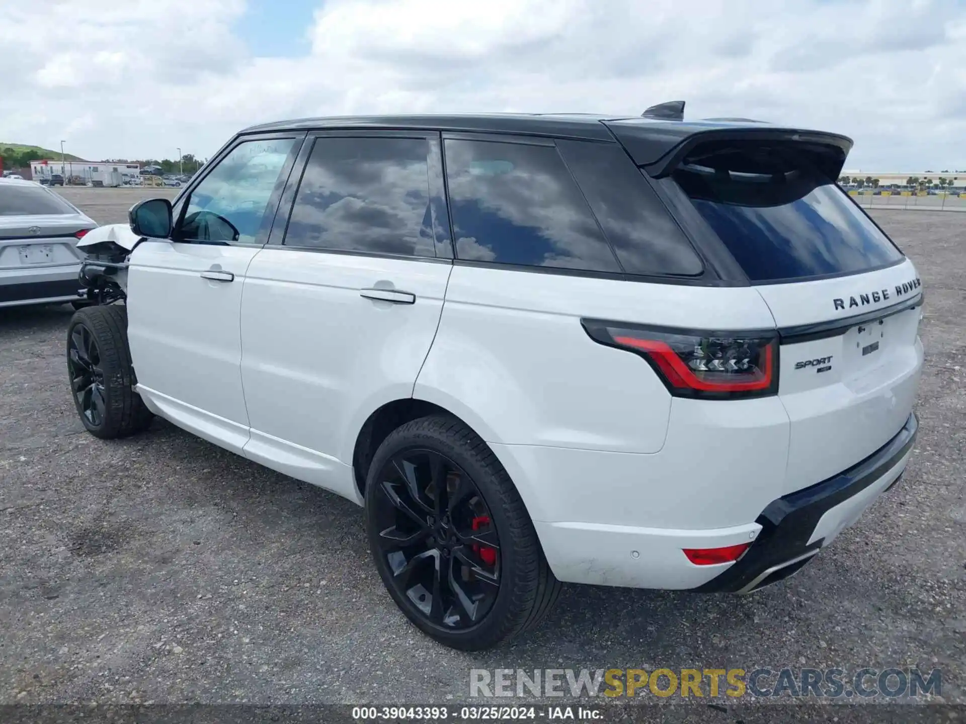 3 Фотография поврежденного автомобиля SALWS2RU4NA235114 LAND ROVER RANGE ROVER SPORT 2022