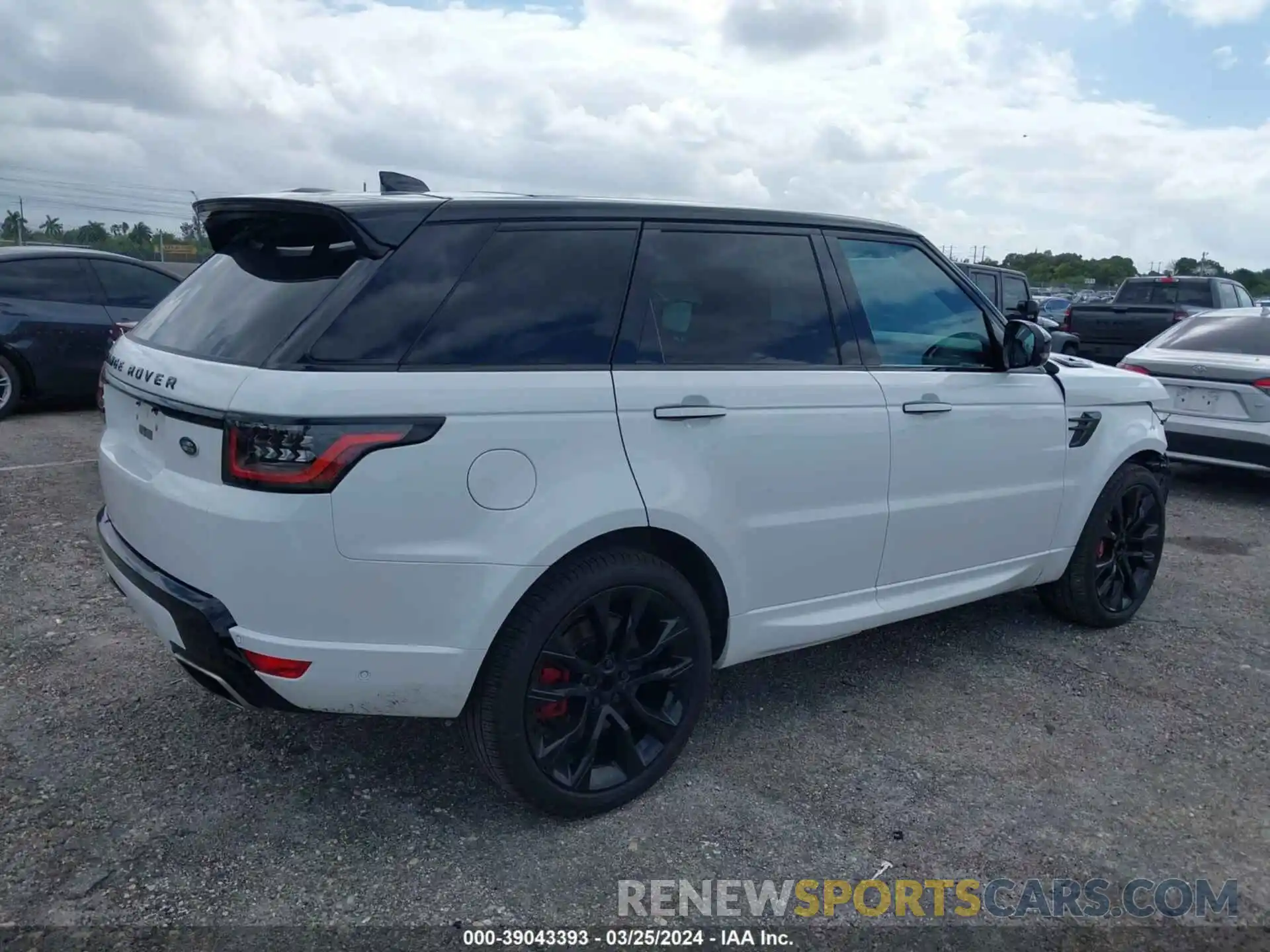 4 Фотография поврежденного автомобиля SALWS2RU4NA235114 LAND ROVER RANGE ROVER SPORT 2022