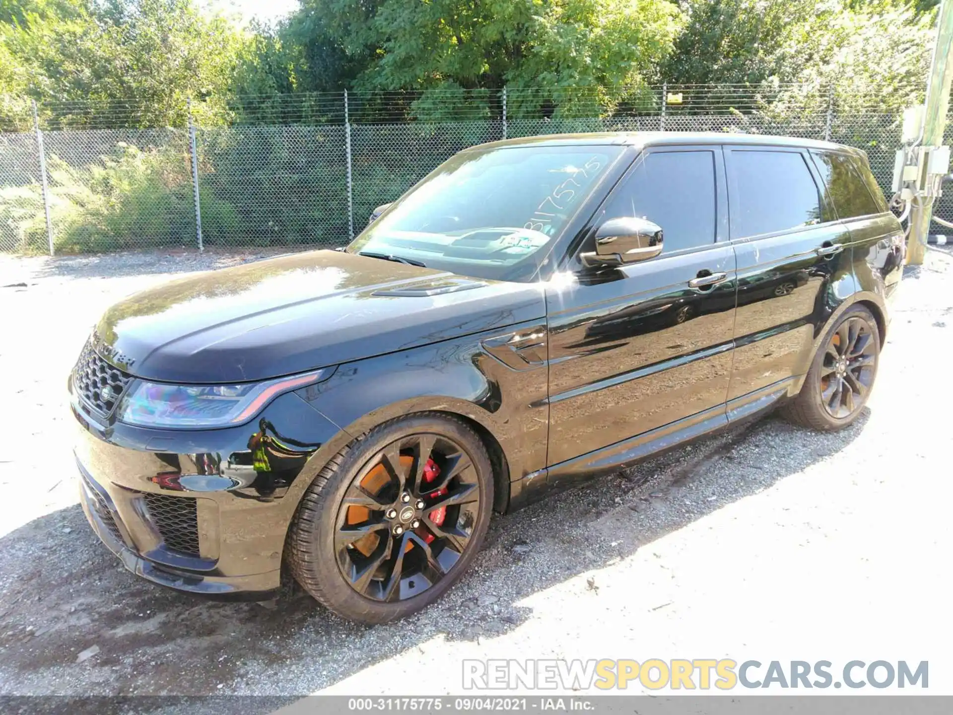 2 Фотография поврежденного автомобиля SALWS2RU5NA206995 LAND ROVER RANGE ROVER SPORT 2022