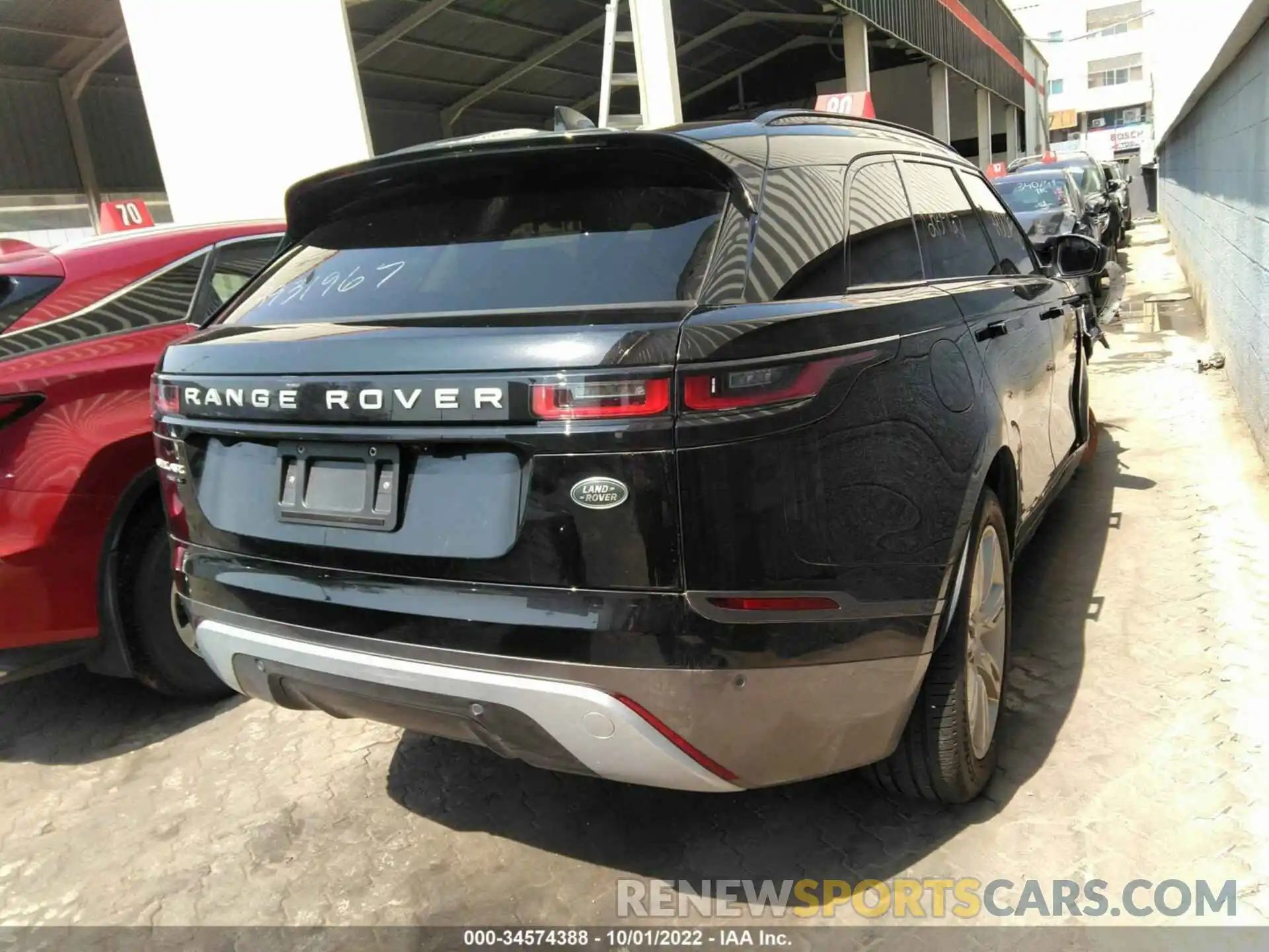 4 Фотография поврежденного автомобиля 00LYB2EX8KA794198 LAND ROVER RANGE ROVER VELAR 2019