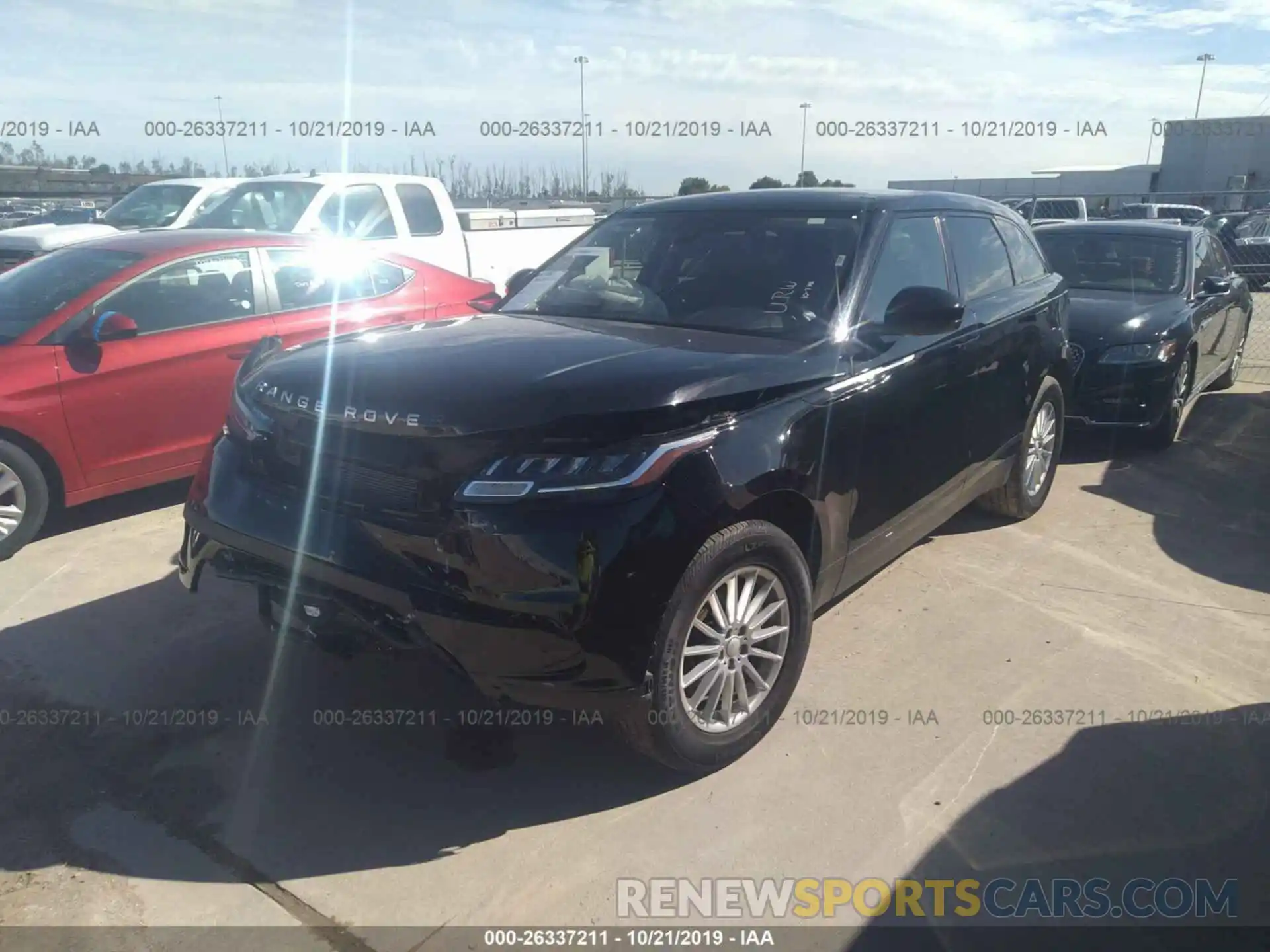 2 Фотография поврежденного автомобиля SALYA2EX0KA799818 LAND ROVER RANGE ROVER VELAR 2019