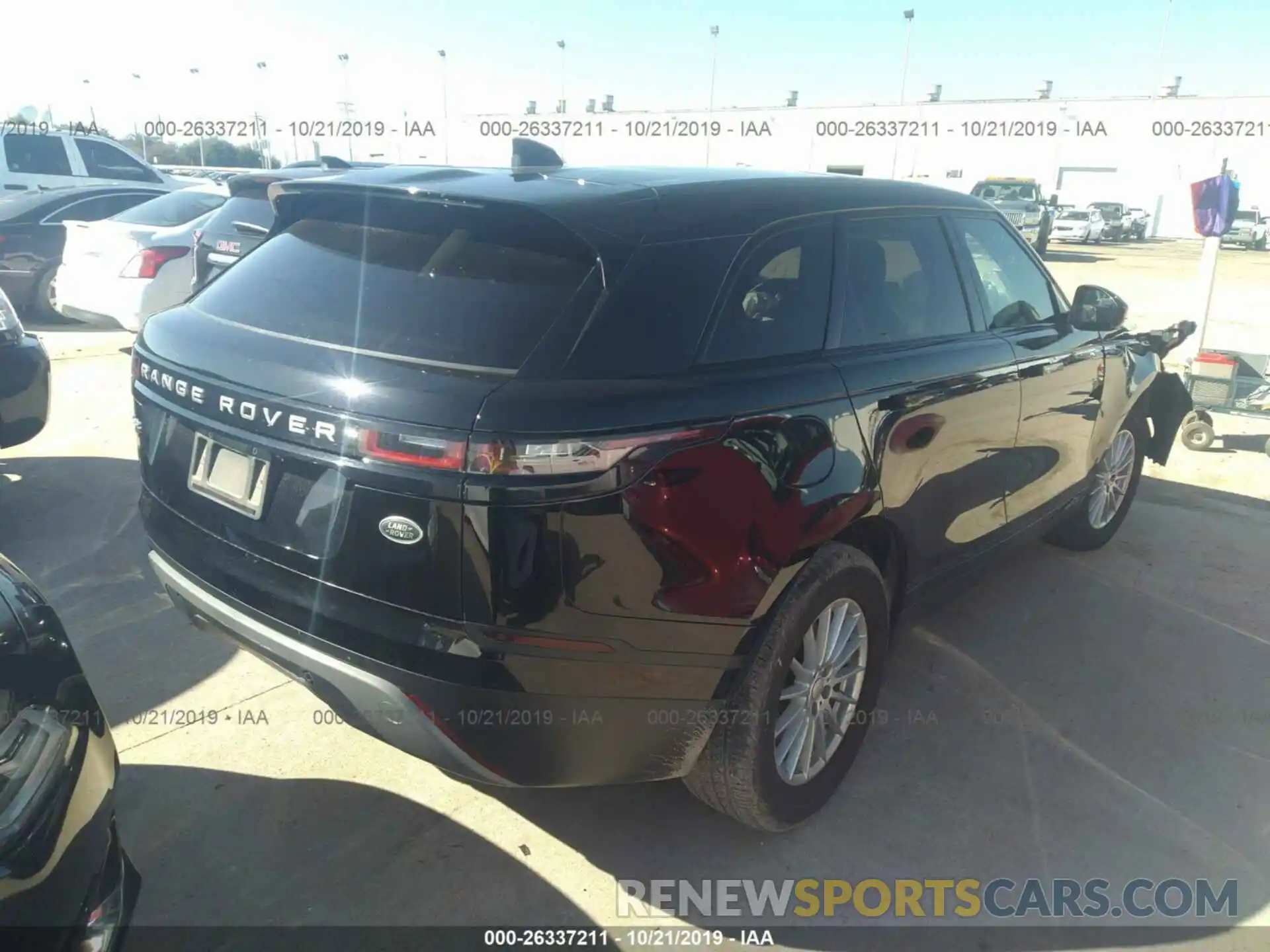 4 Photograph of a damaged car SALYA2EX0KA799818 LAND ROVER RANGE ROVER VELAR 2019