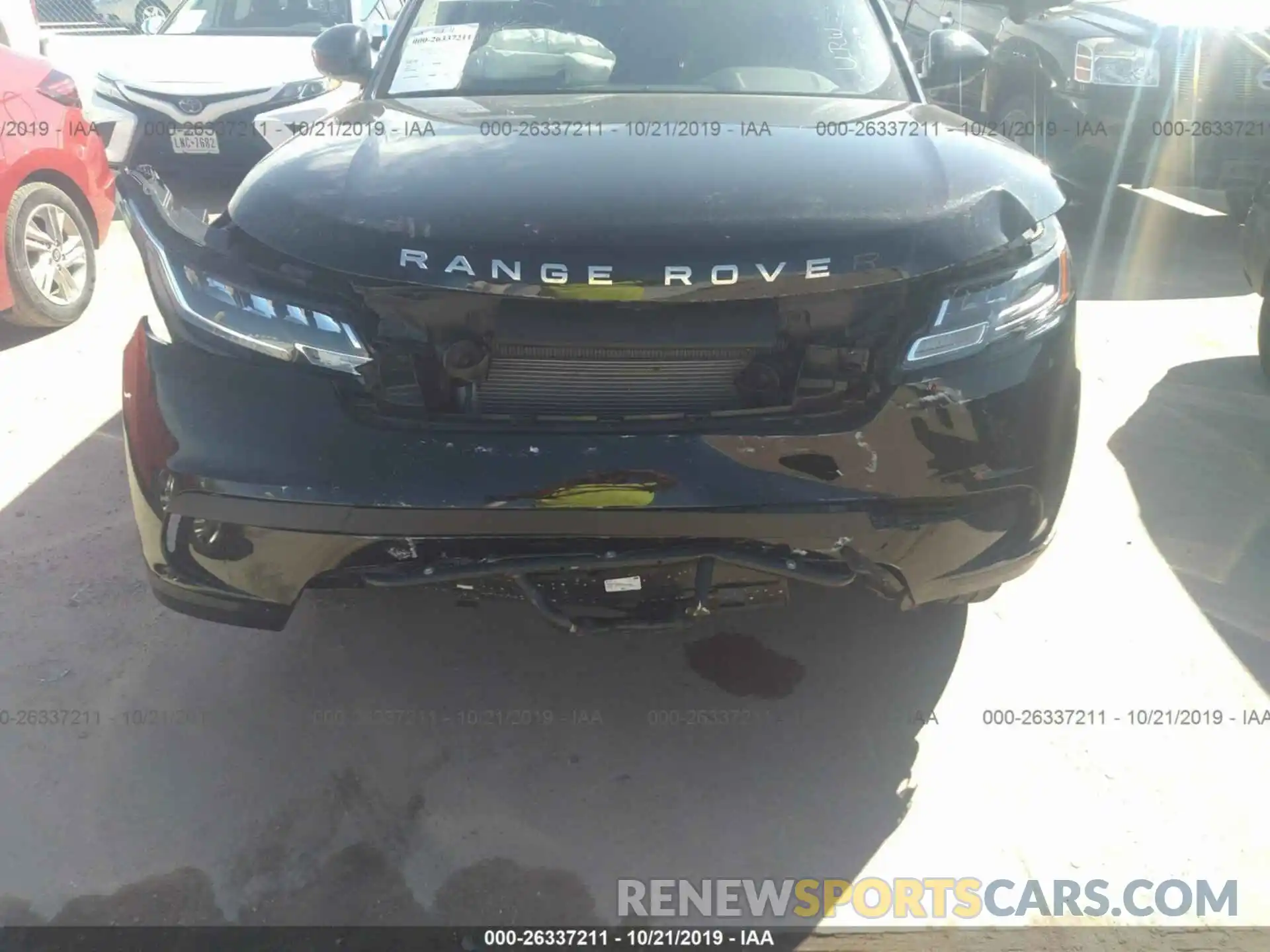 6 Photograph of a damaged car SALYA2EX0KA799818 LAND ROVER RANGE ROVER VELAR 2019