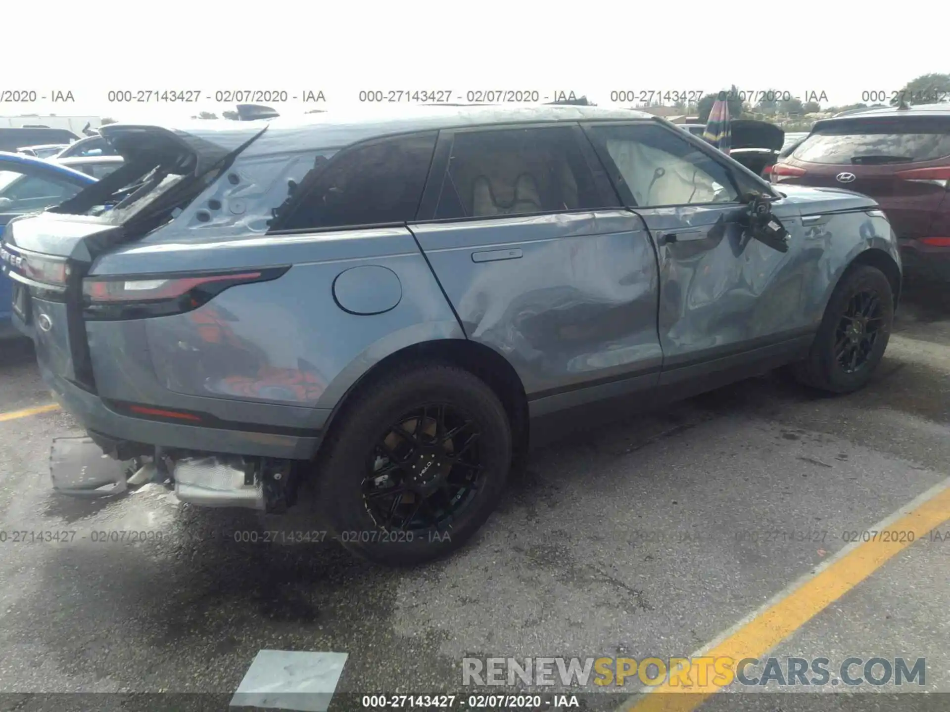 4 Photograph of a damaged car SALYA2EX1KA792473 LAND ROVER RANGE ROVER VELAR 2019