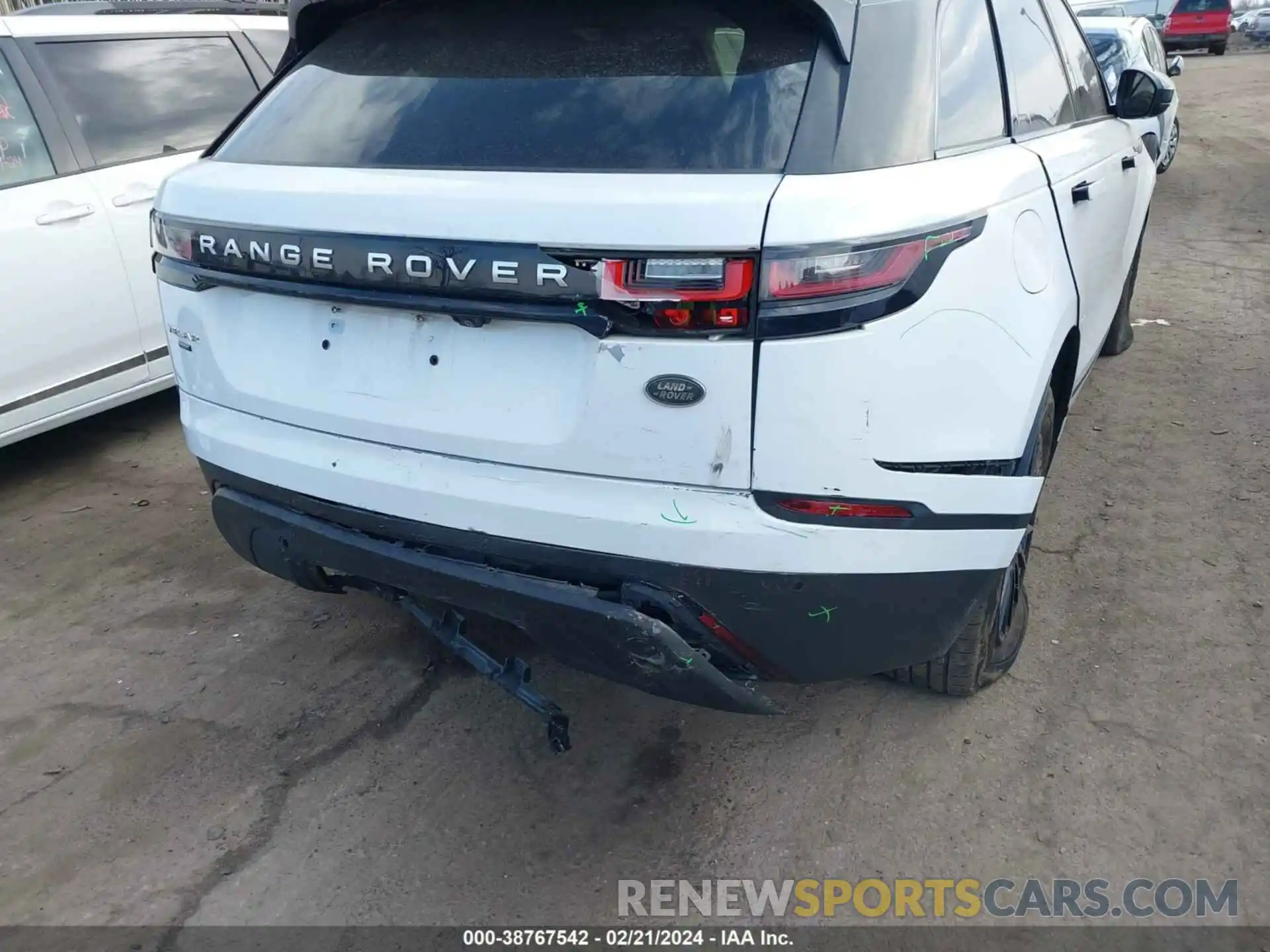 6 Photograph of a damaged car SALYA2EX6KA216071 LAND ROVER RANGE ROVER VELAR 2019