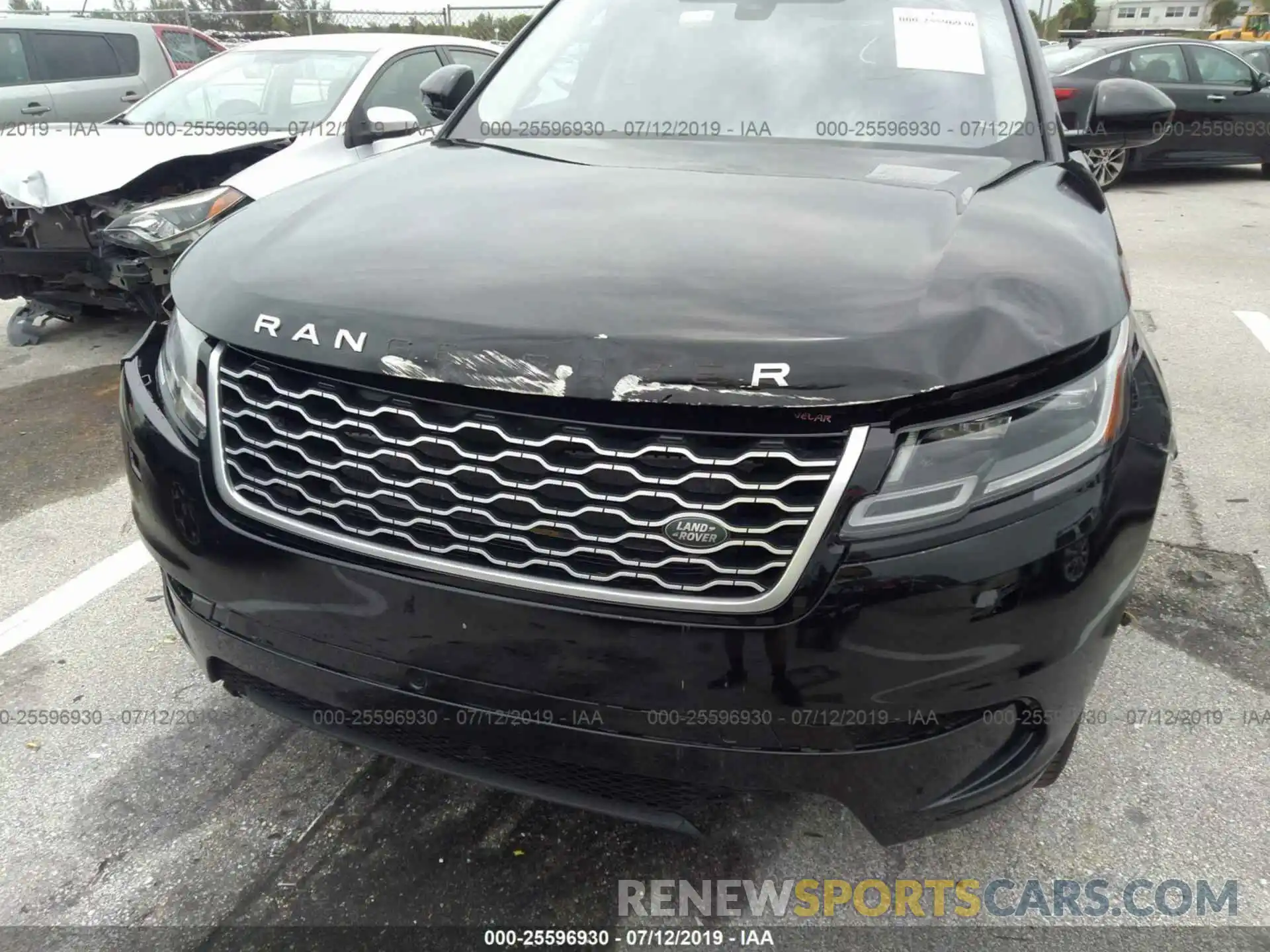 6 Photograph of a damaged car SALYA2EX7KA202390 LAND ROVER RANGE ROVER VELAR 2019