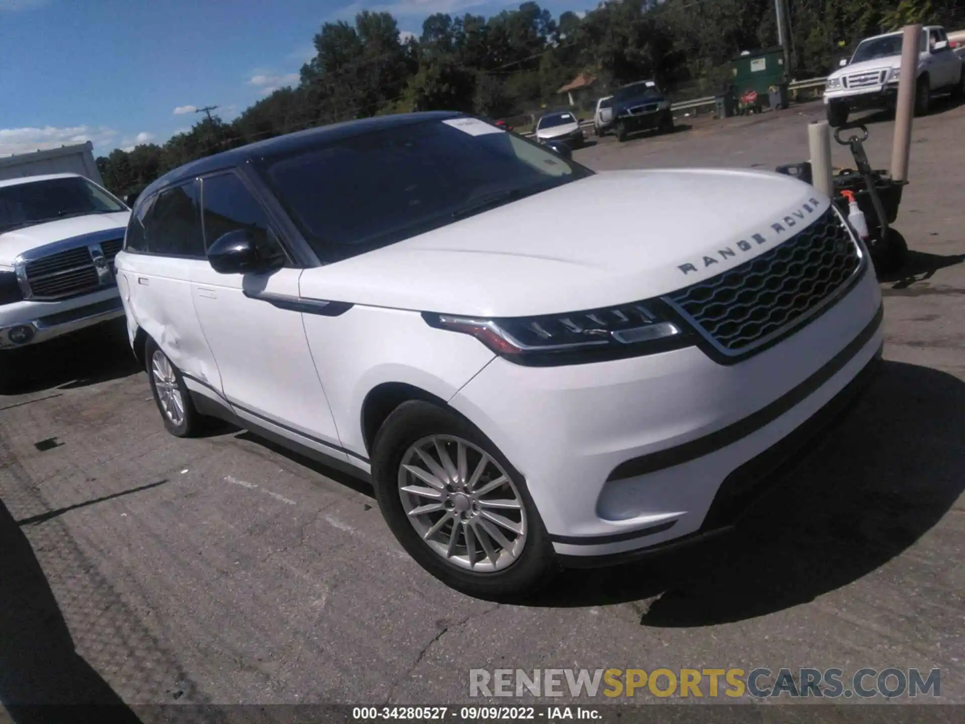 1 Photograph of a damaged car SALYA2EX7KA212496 LAND ROVER RANGE ROVER VELAR 2019