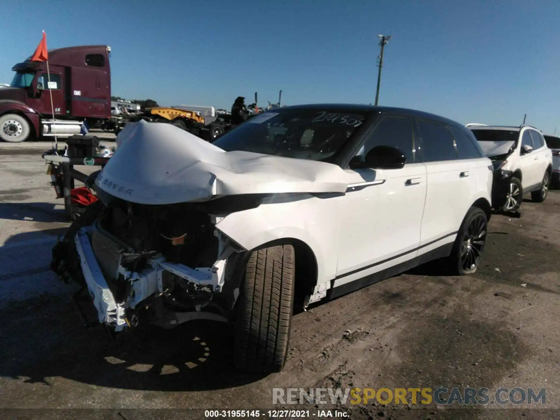 2 Photograph of a damaged car SALYA2EX9KA214508 LAND ROVER RANGE ROVER VELAR 2019