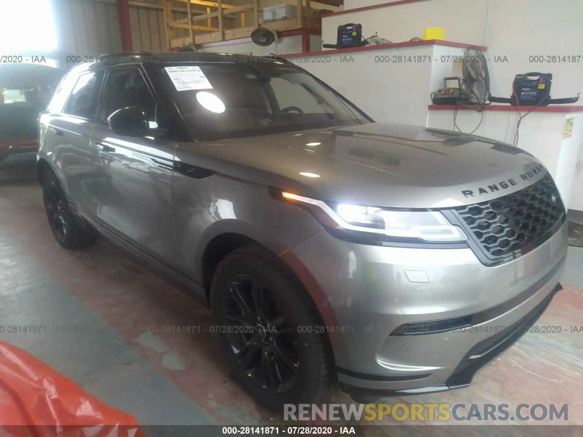 1 Photograph of a damaged car SALYB2EN2KA224213 LAND ROVER RANGE ROVER VELAR 2019