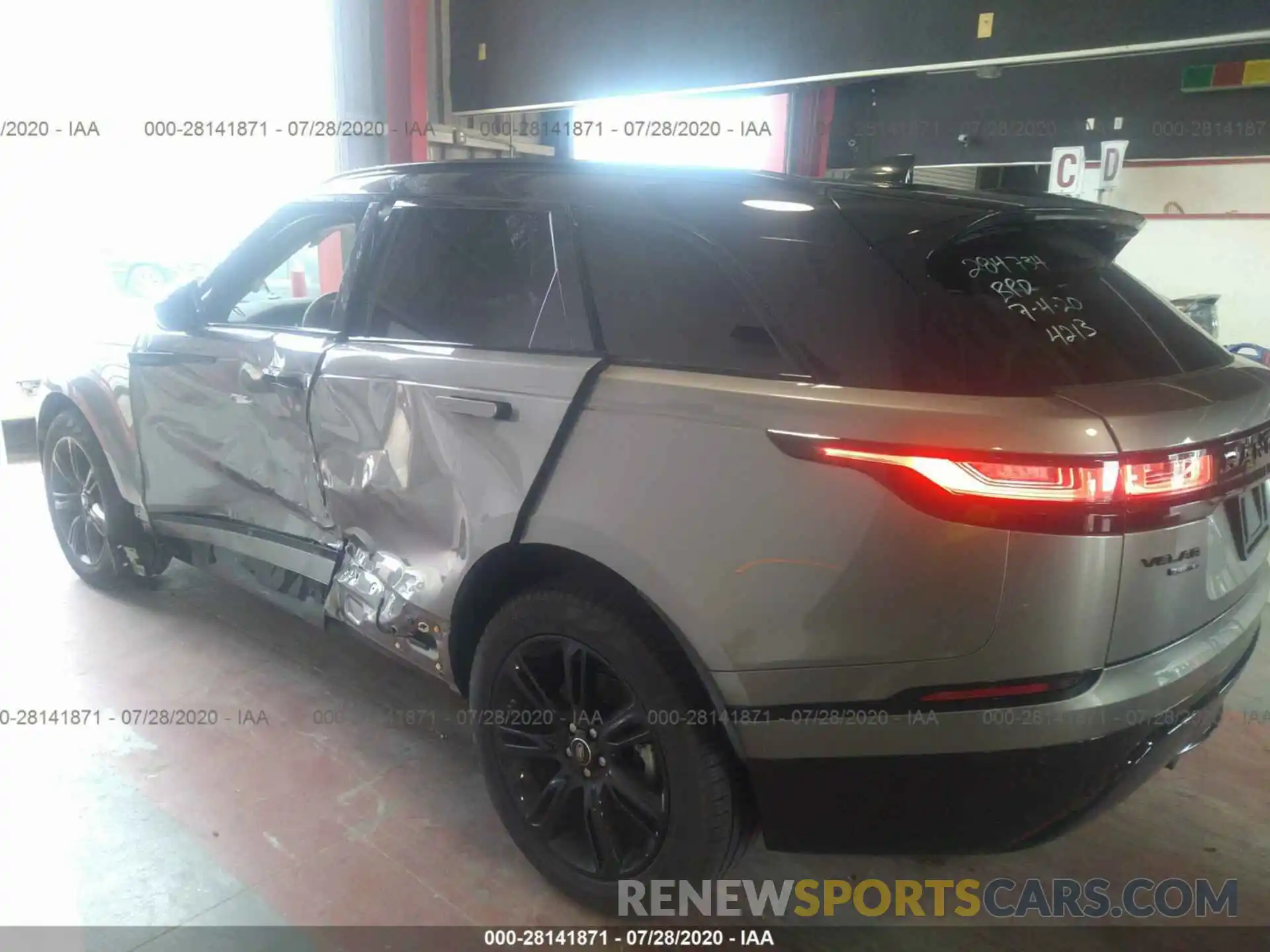 6 Фотография поврежденного автомобиля SALYB2EN2KA224213 LAND ROVER RANGE ROVER VELAR 2019