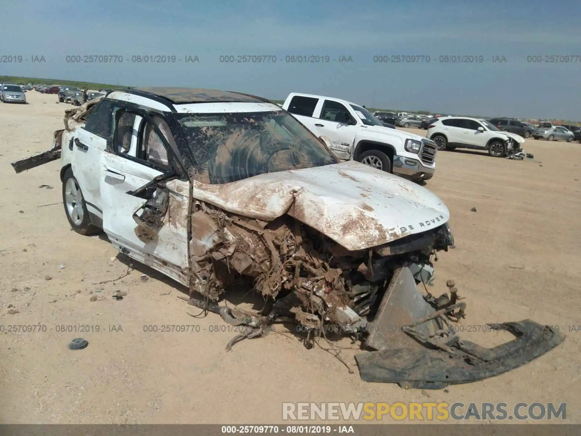 1 Photograph of a damaged car SALYB2EN2KA787763 LAND ROVER RANGE ROVER VELAR 2019