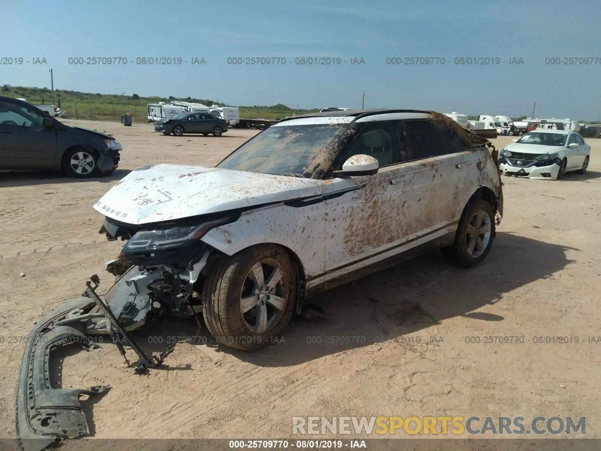 2 Photograph of a damaged car SALYB2EN2KA787763 LAND ROVER RANGE ROVER VELAR 2019