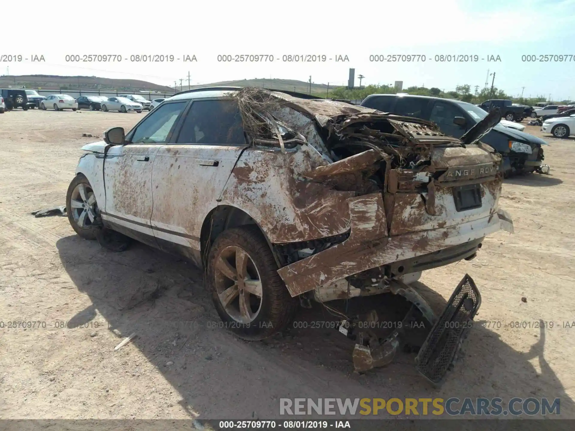 3 Photograph of a damaged car SALYB2EN2KA787763 LAND ROVER RANGE ROVER VELAR 2019