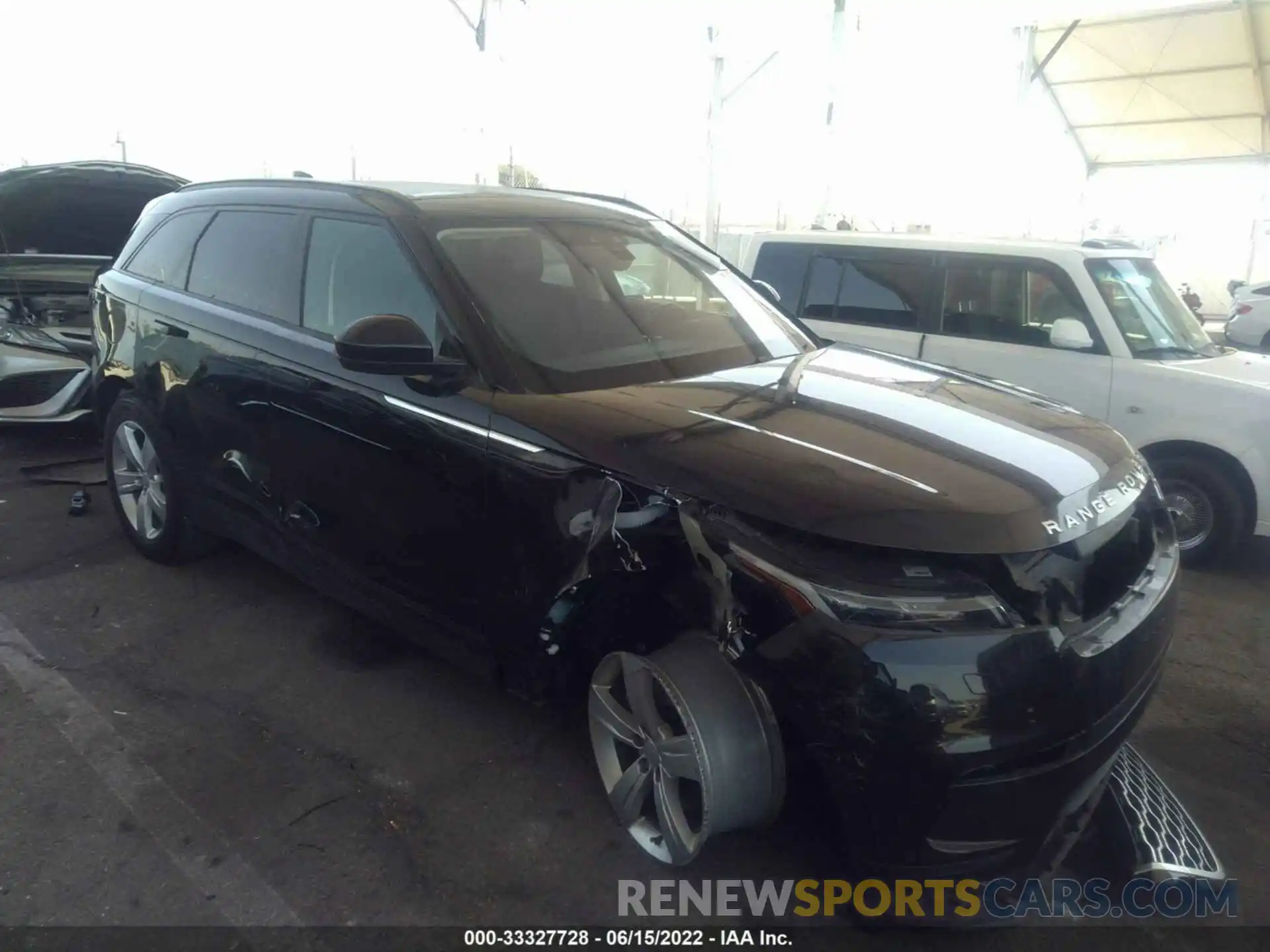 1 Photograph of a damaged car SALYB2ENXKA213802 LAND ROVER RANGE ROVER VELAR 2019