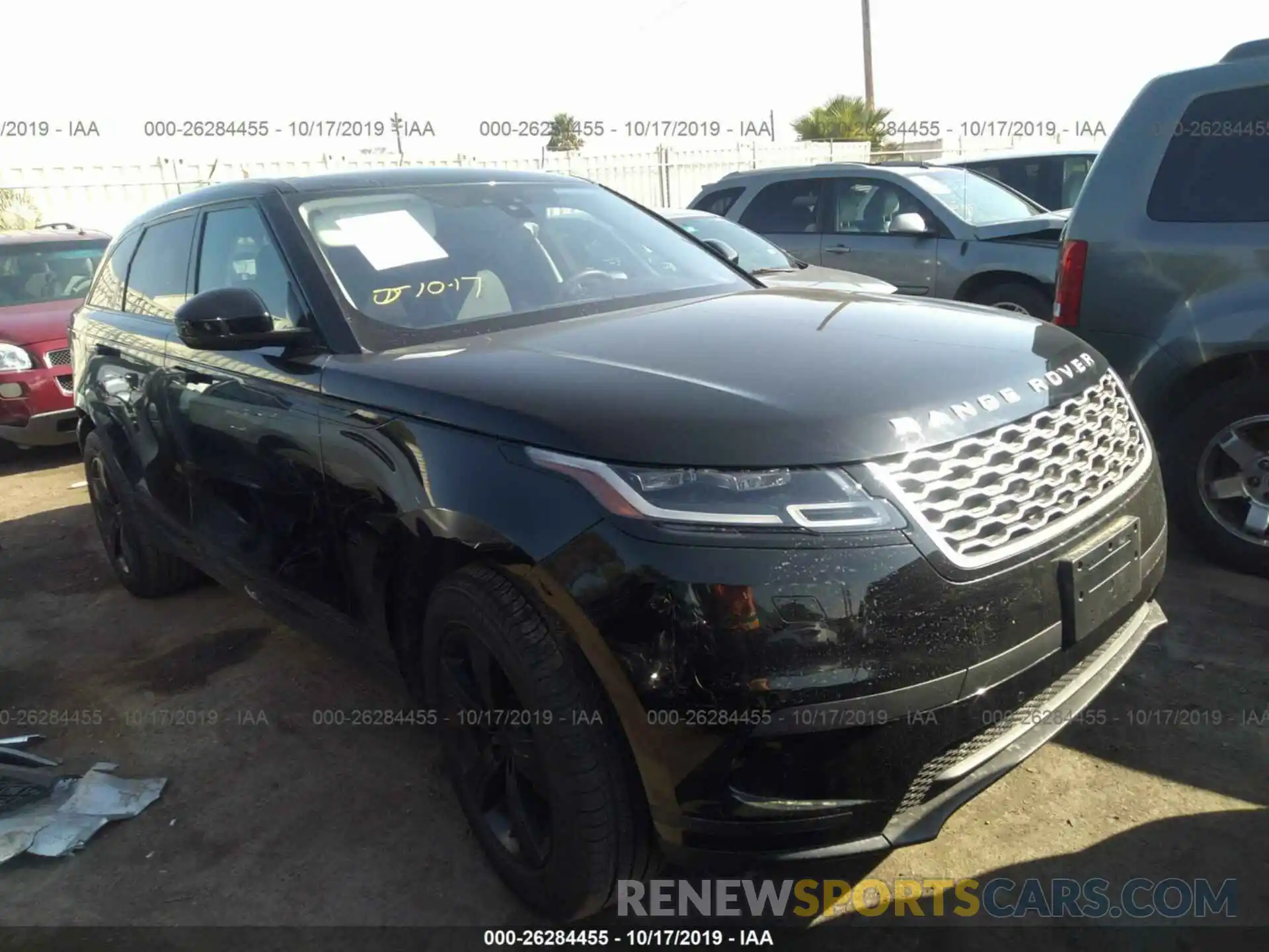 1 Фотография поврежденного автомобиля SALYB2ENXKA788837 LAND ROVER RANGE ROVER VELAR 2019