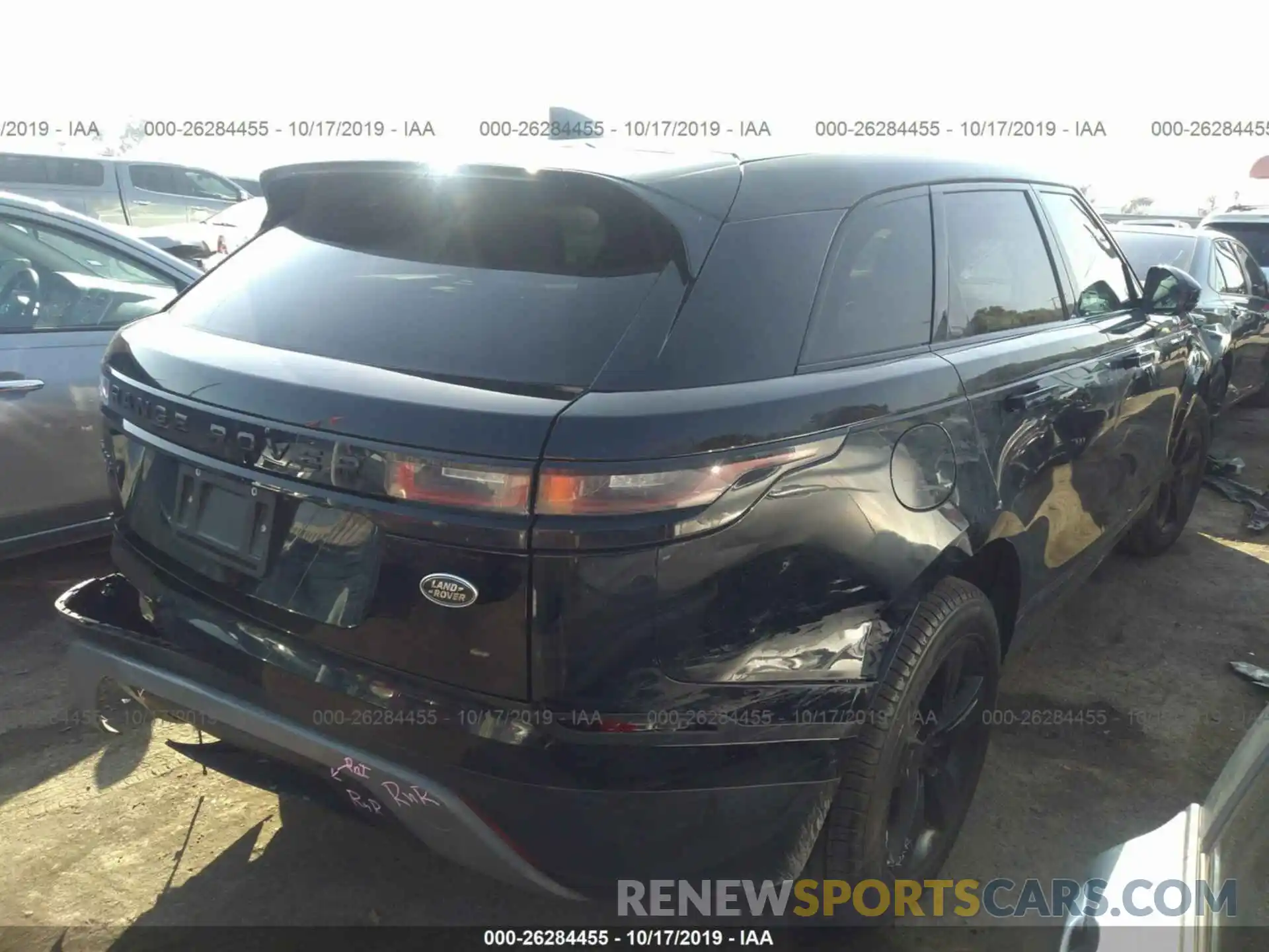 4 Фотография поврежденного автомобиля SALYB2ENXKA788837 LAND ROVER RANGE ROVER VELAR 2019