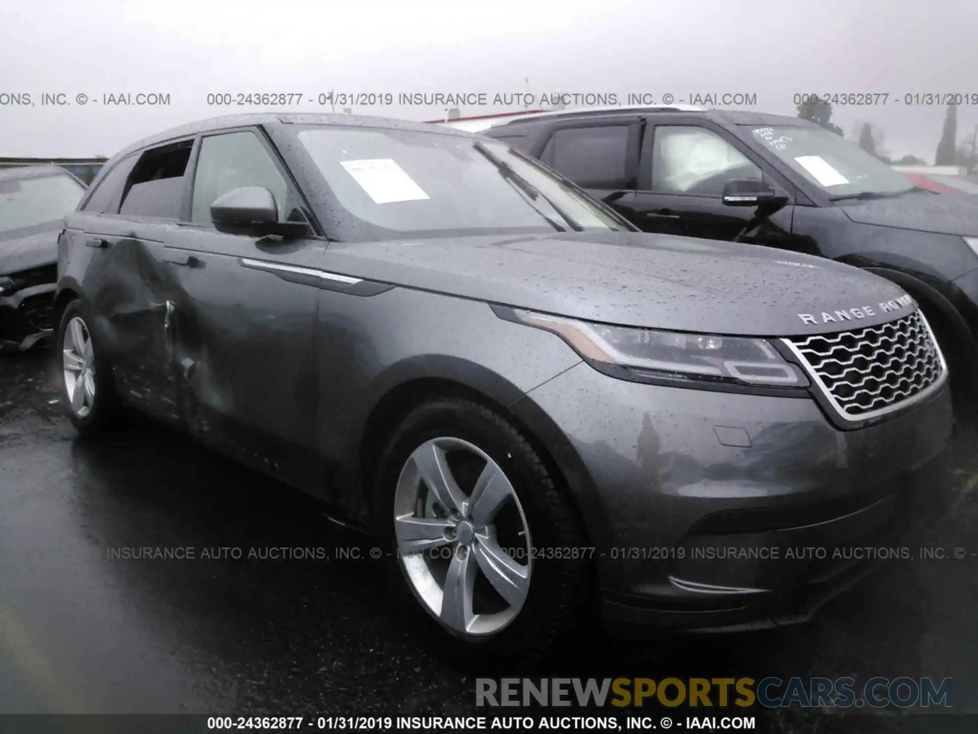 1 Photograph of a damaged car SALYB2EV0KA796560 LAND ROVER RANGE ROVER VELAR 2019