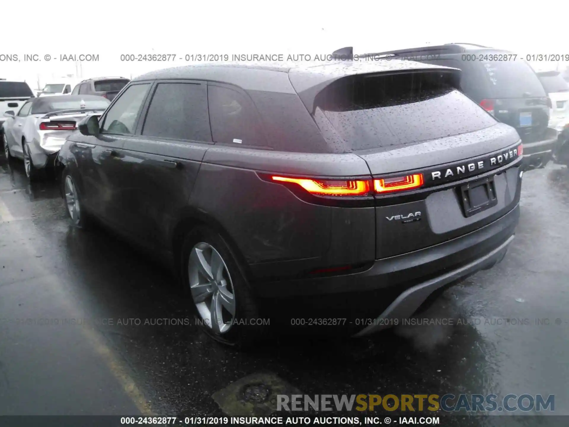 3 Photograph of a damaged car SALYB2EV0KA796560 LAND ROVER RANGE ROVER VELAR 2019