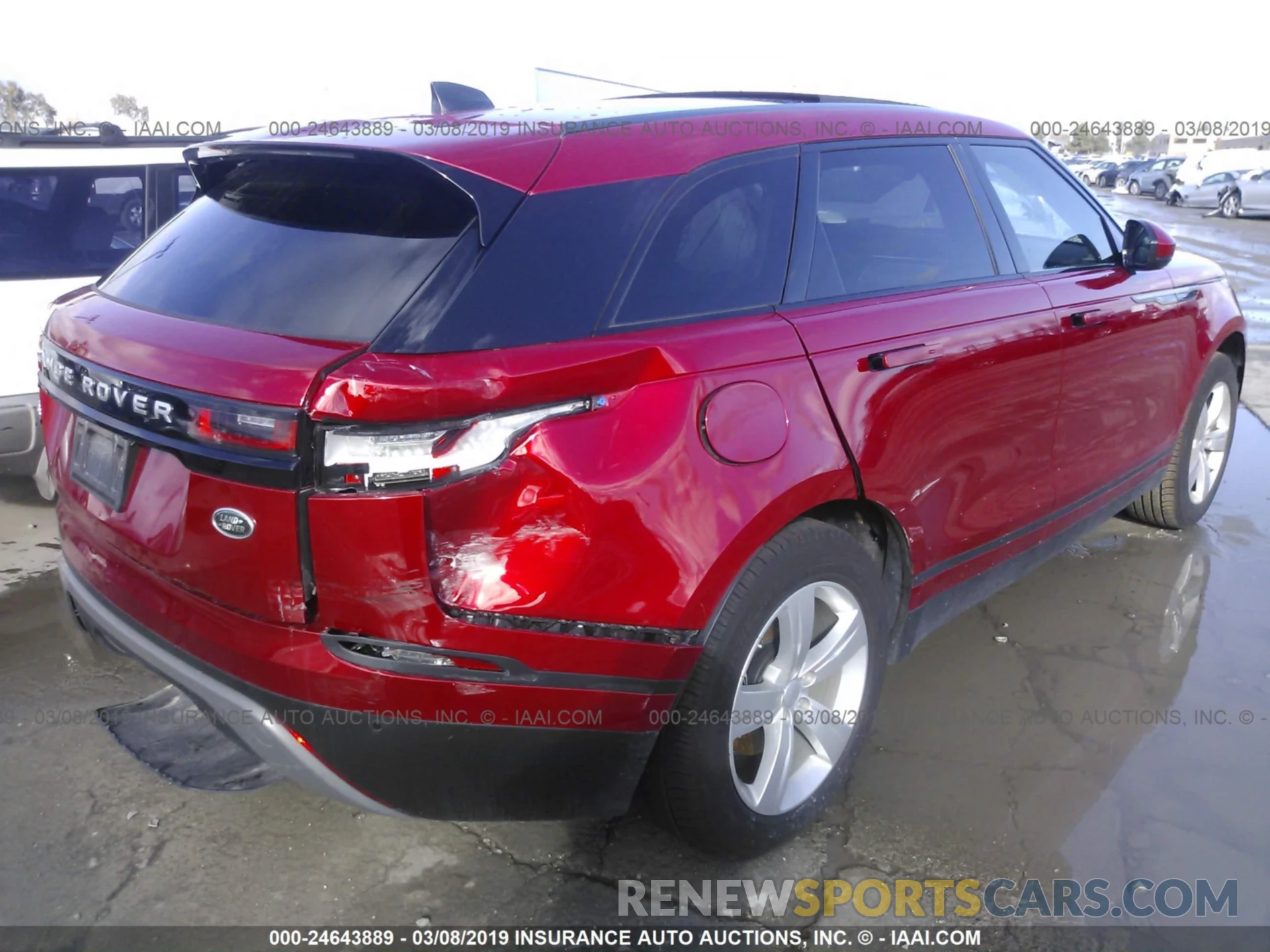 4 Photograph of a damaged car SALYB2EV2KA795829 LAND ROVER RANGE ROVER VELAR 2019