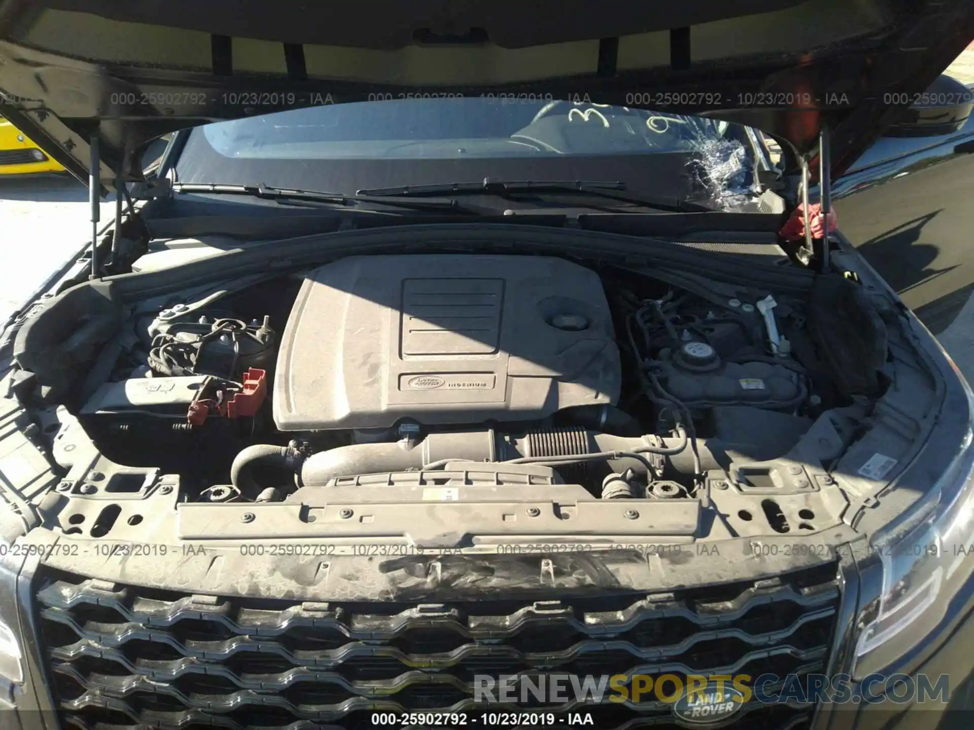 10 Photograph of a damaged car SALYB2EX0KA791473 LAND ROVER RANGE ROVER VELAR 2019