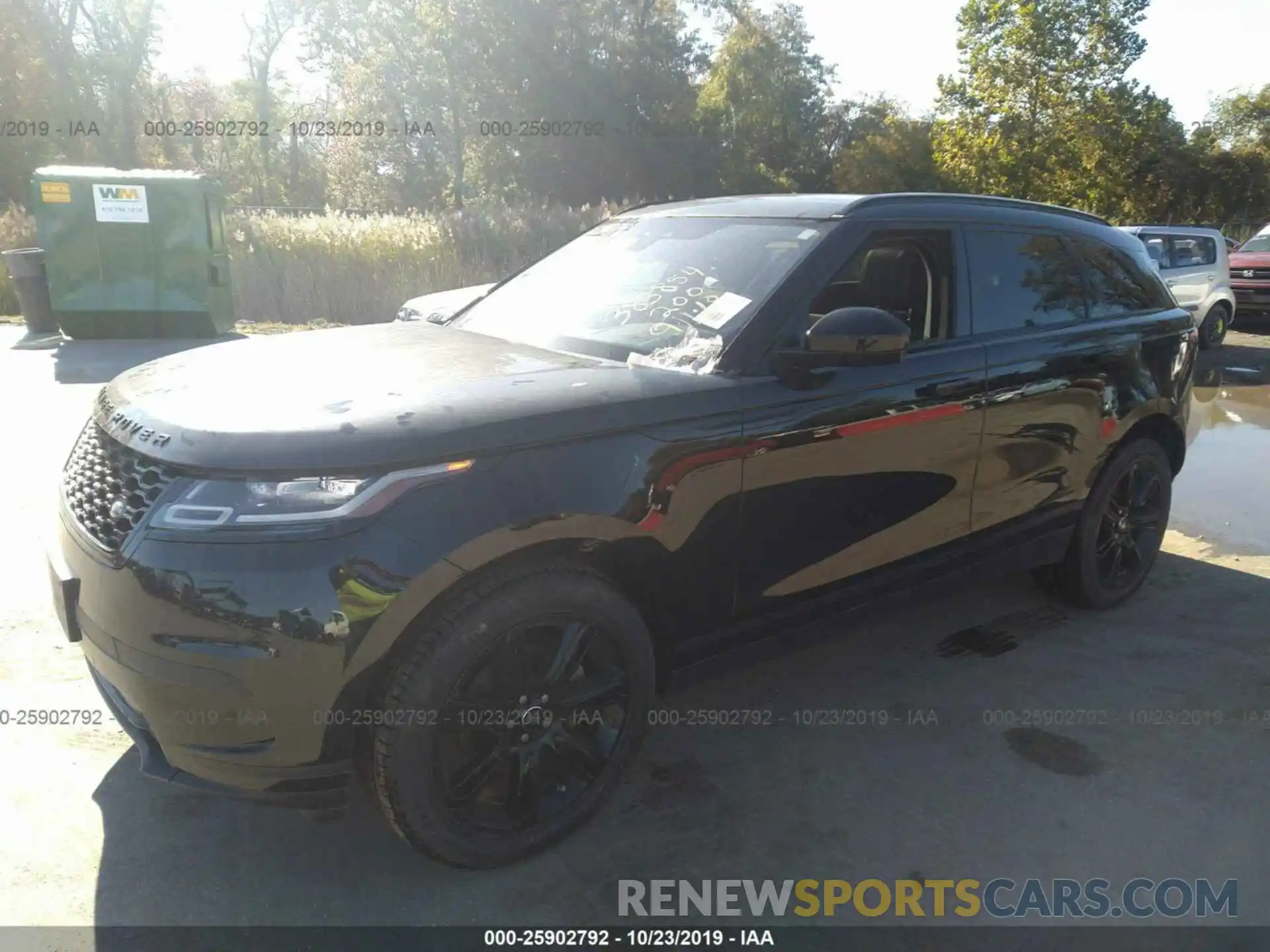 2 Photograph of a damaged car SALYB2EX0KA791473 LAND ROVER RANGE ROVER VELAR 2019