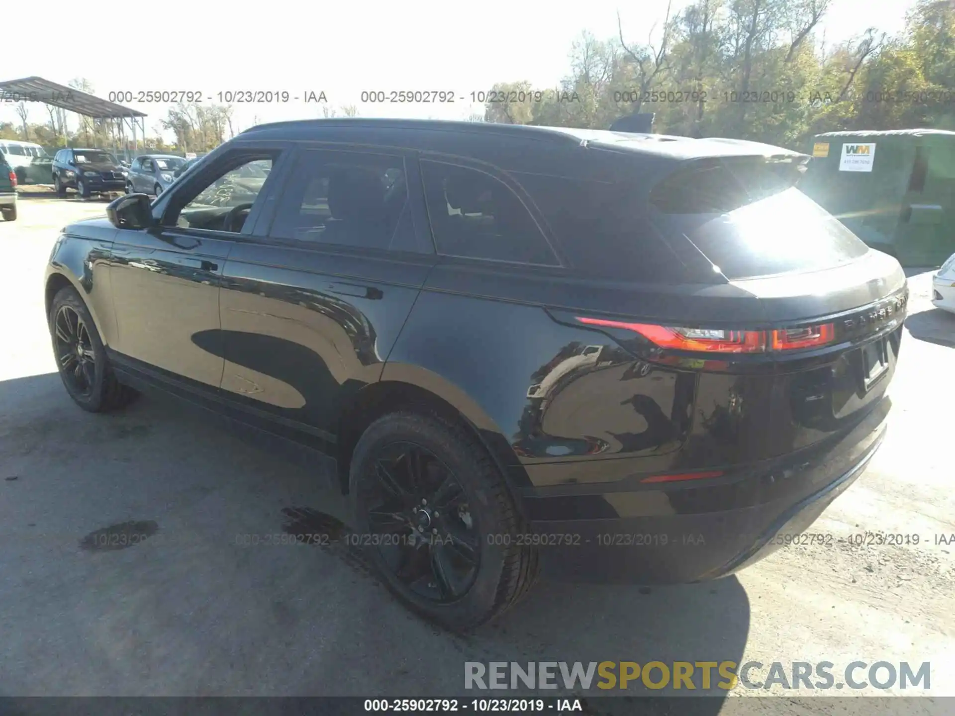 3 Photograph of a damaged car SALYB2EX0KA791473 LAND ROVER RANGE ROVER VELAR 2019