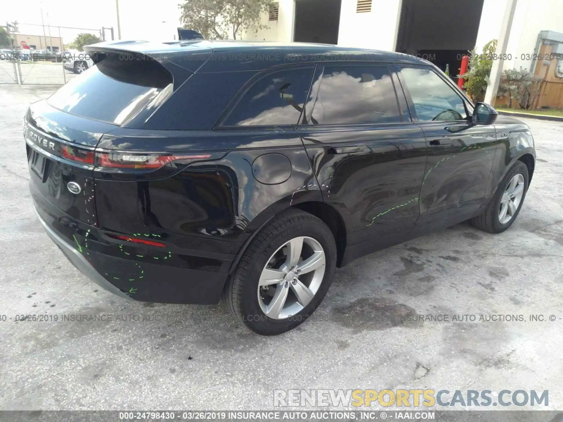 4 Photograph of a damaged car SALYB2EX0KA793496 LAND ROVER RANGE ROVER VELAR 2019