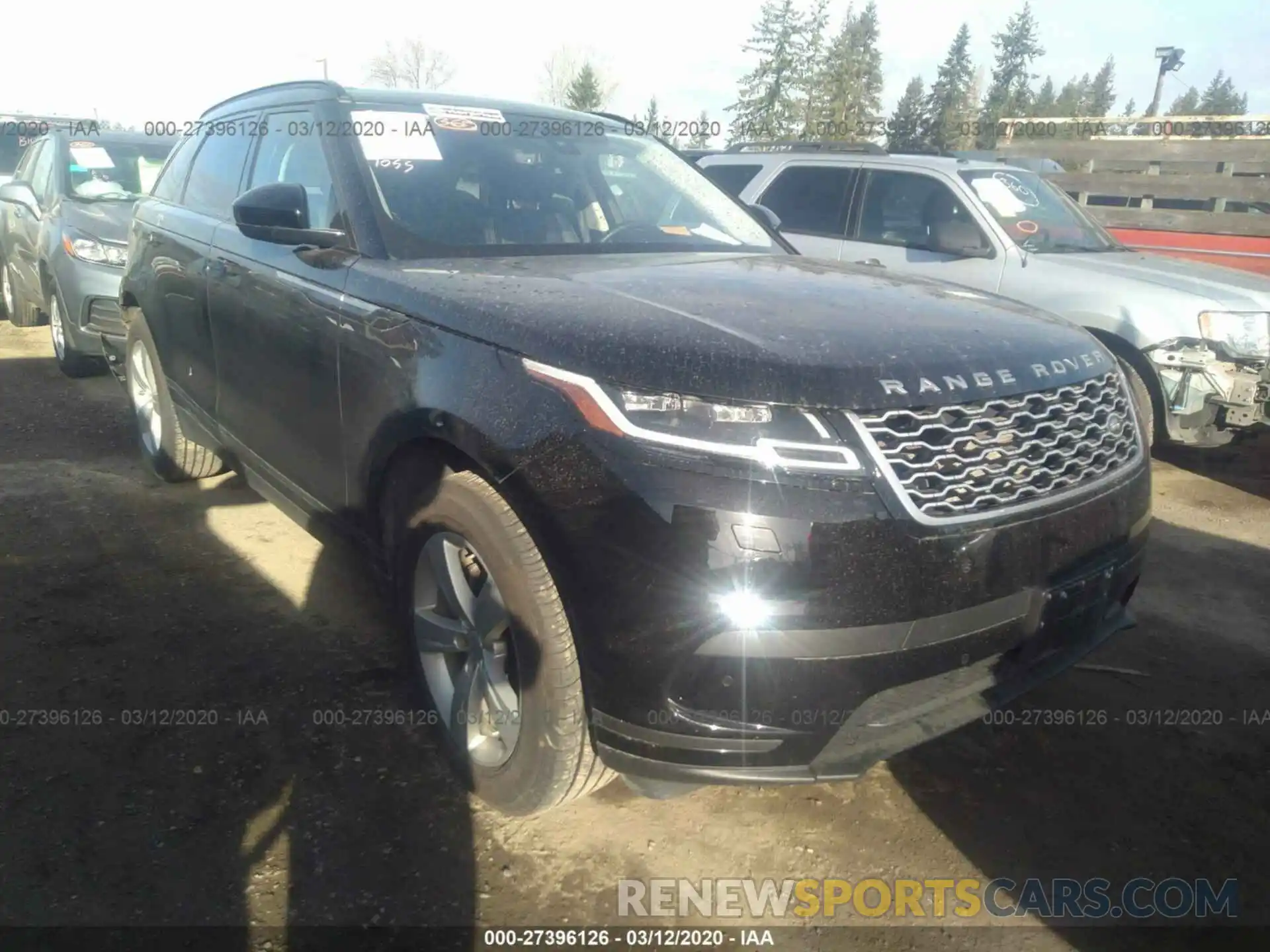 1 Photograph of a damaged car SALYB2EX1KA795757 LAND ROVER RANGE ROVER VELAR 2019