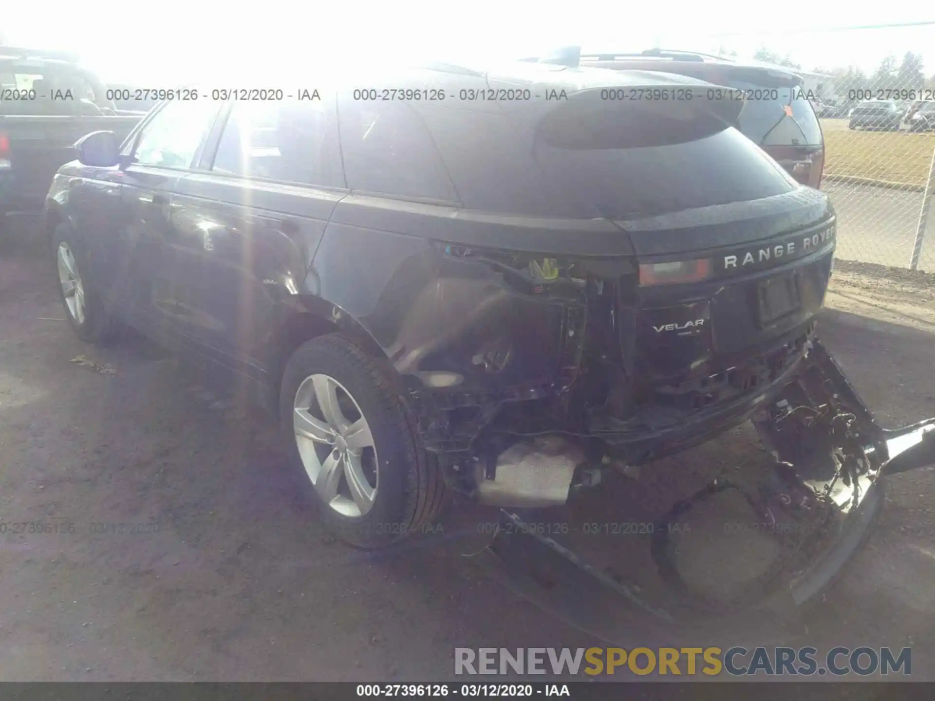 3 Photograph of a damaged car SALYB2EX1KA795757 LAND ROVER RANGE ROVER VELAR 2019