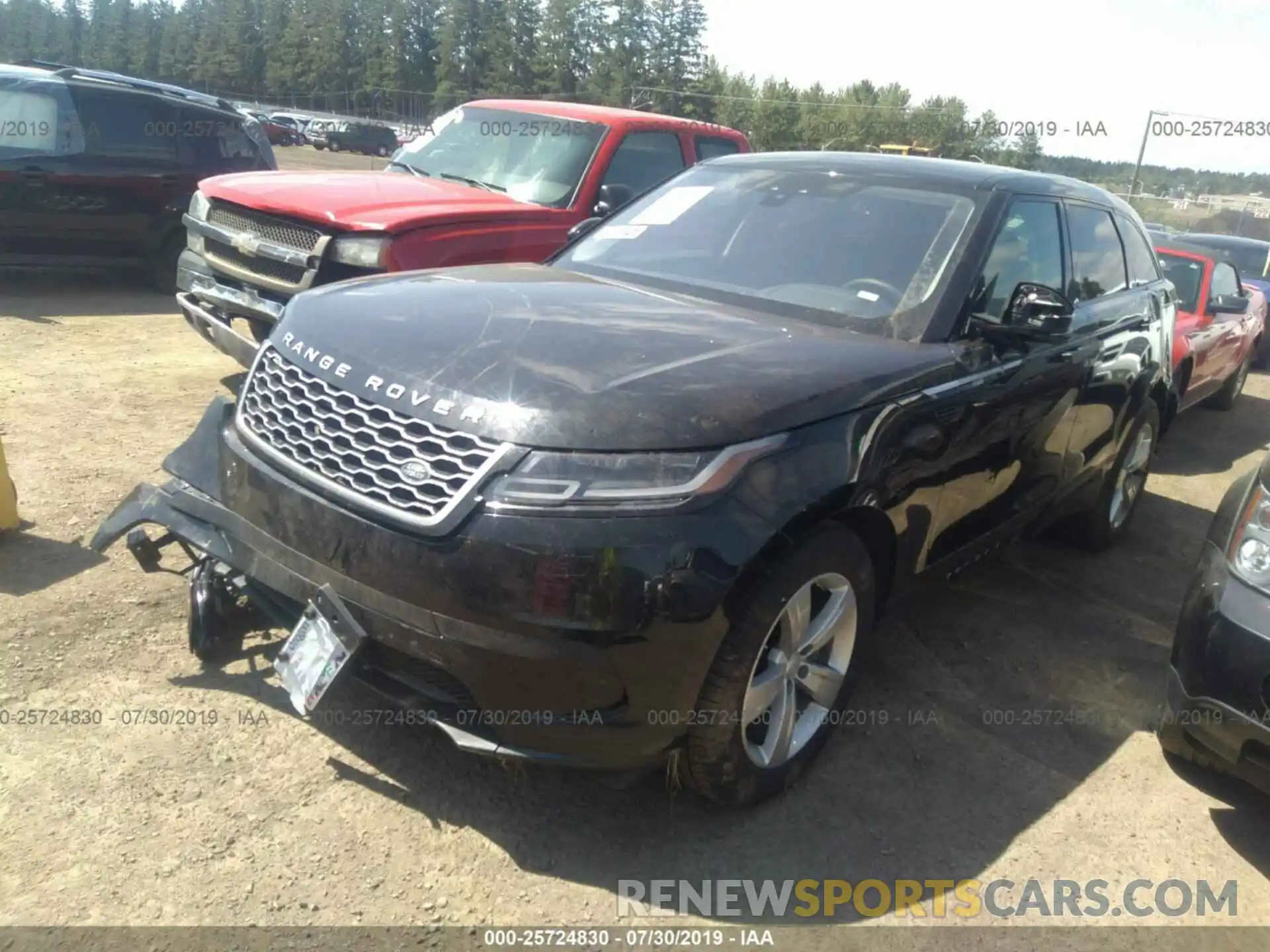 2 Photograph of a damaged car SALYB2EX2KA200978 LAND ROVER RANGE ROVER VELAR 2019