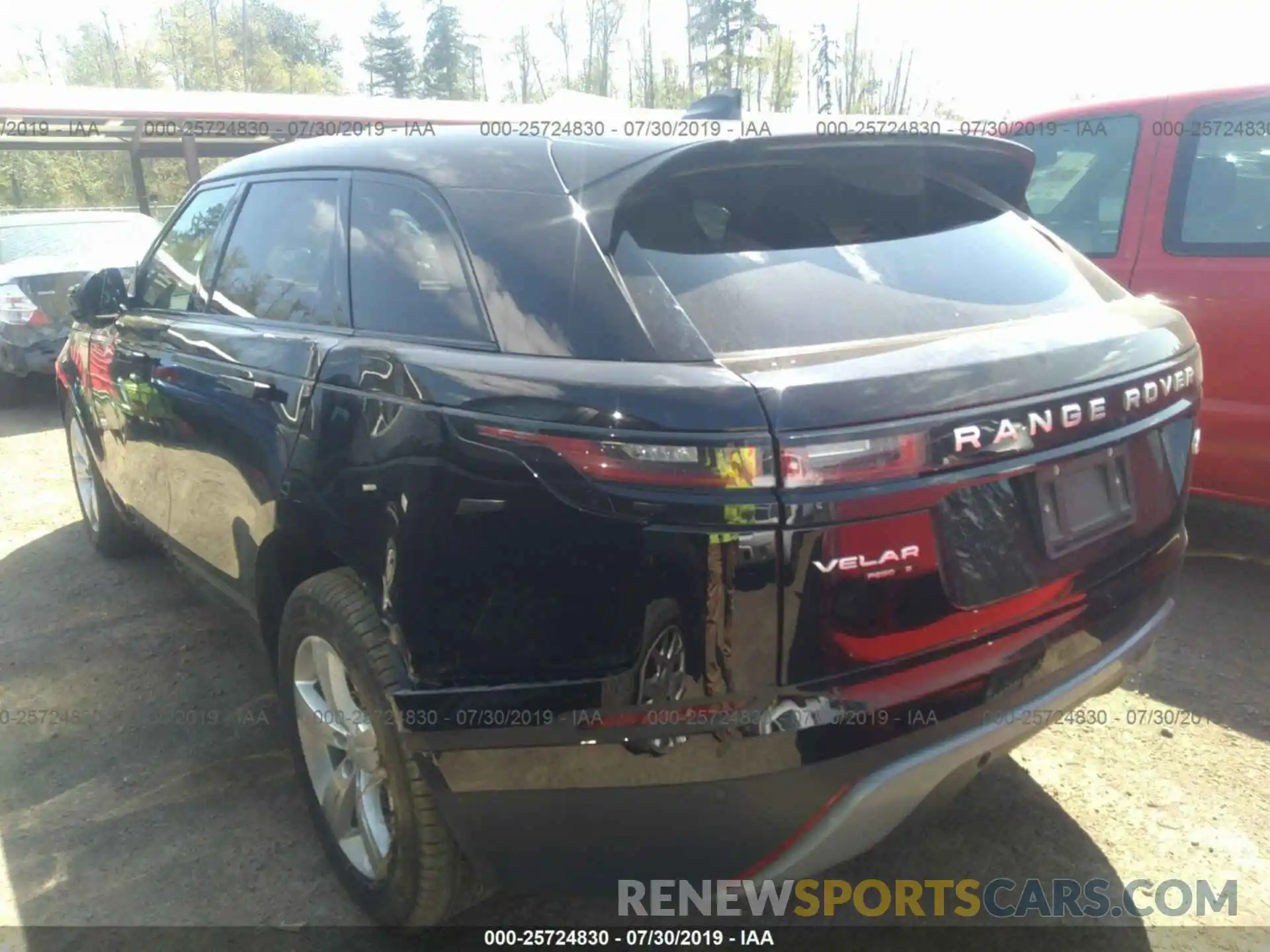 3 Photograph of a damaged car SALYB2EX2KA200978 LAND ROVER RANGE ROVER VELAR 2019