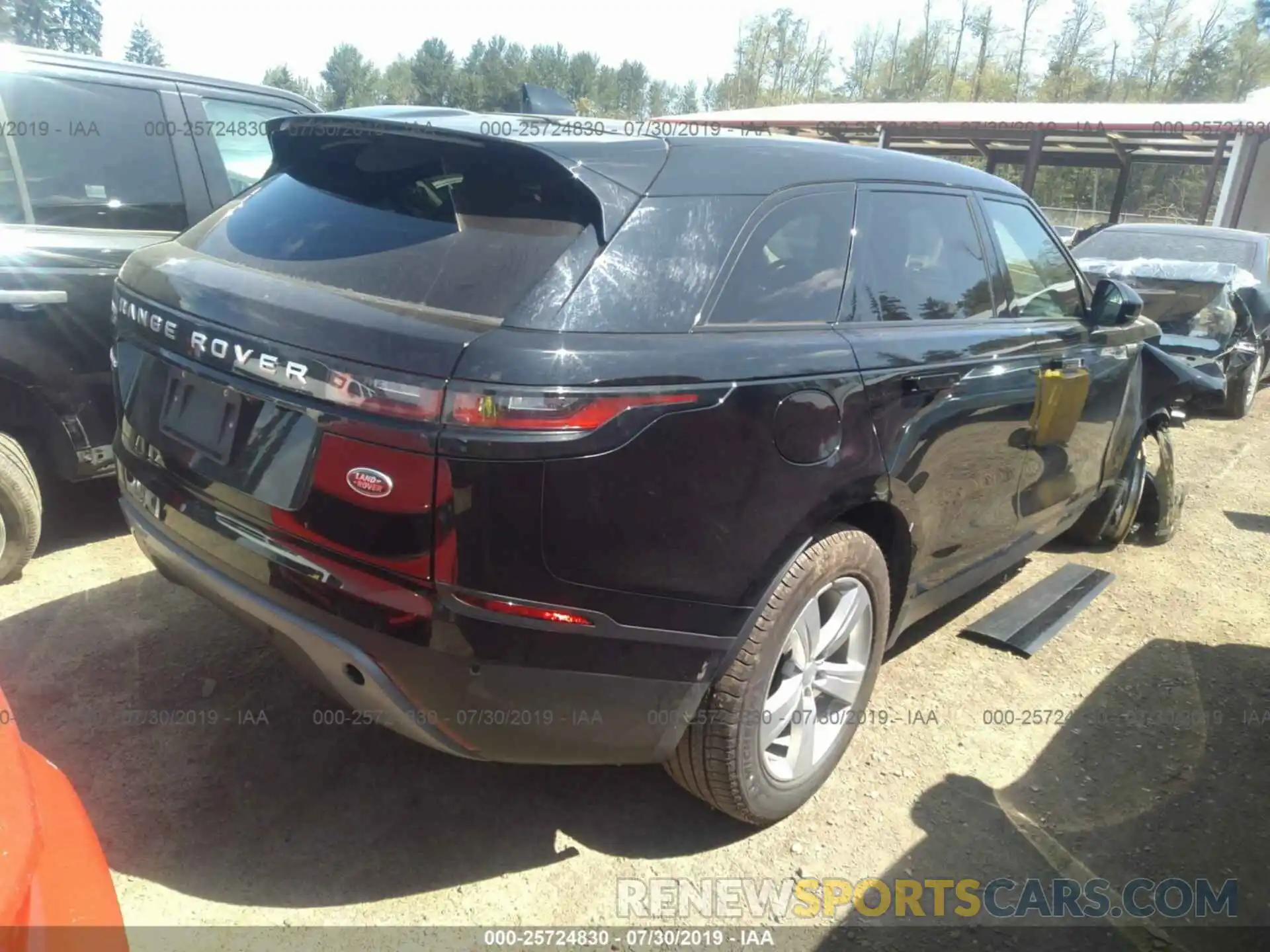 4 Photograph of a damaged car SALYB2EX2KA200978 LAND ROVER RANGE ROVER VELAR 2019