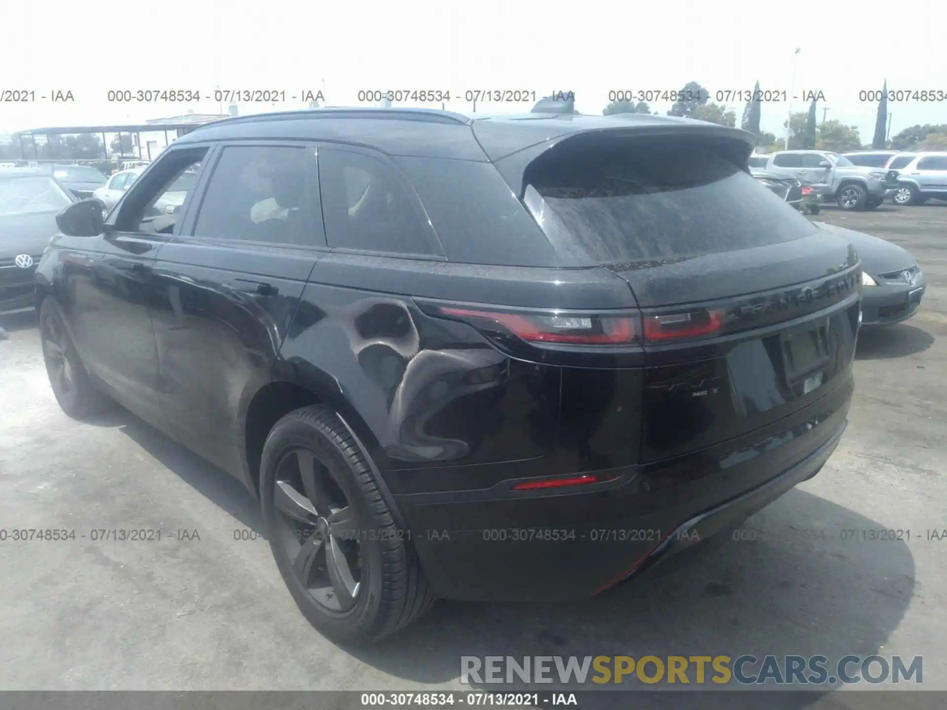 3 Фотография поврежденного автомобиля SALYB2EX2KA233320 LAND ROVER RANGE ROVER VELAR 2019