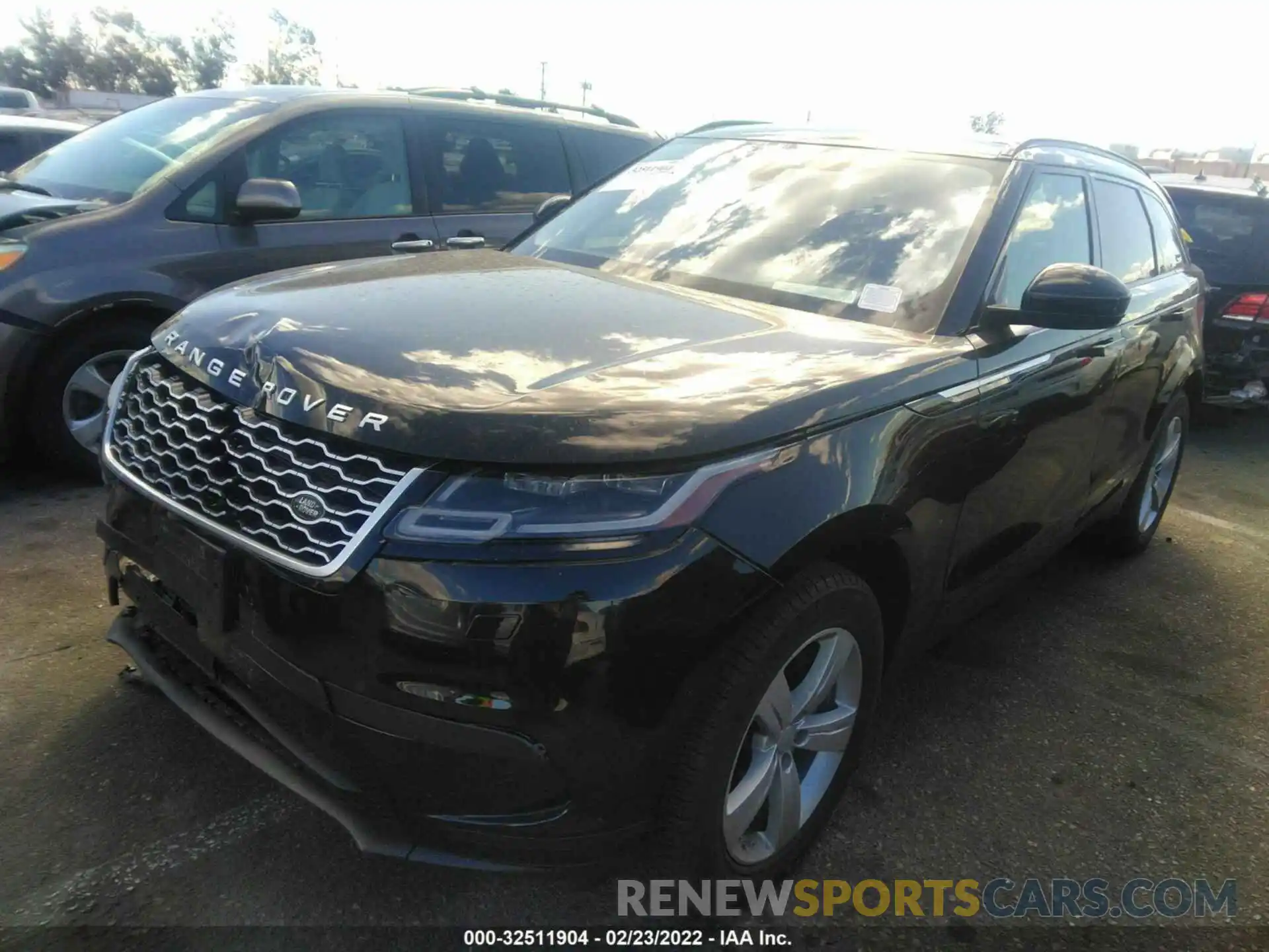 2 Photograph of a damaged car SALYB2EX3KA781830 LAND ROVER RANGE ROVER VELAR 2019