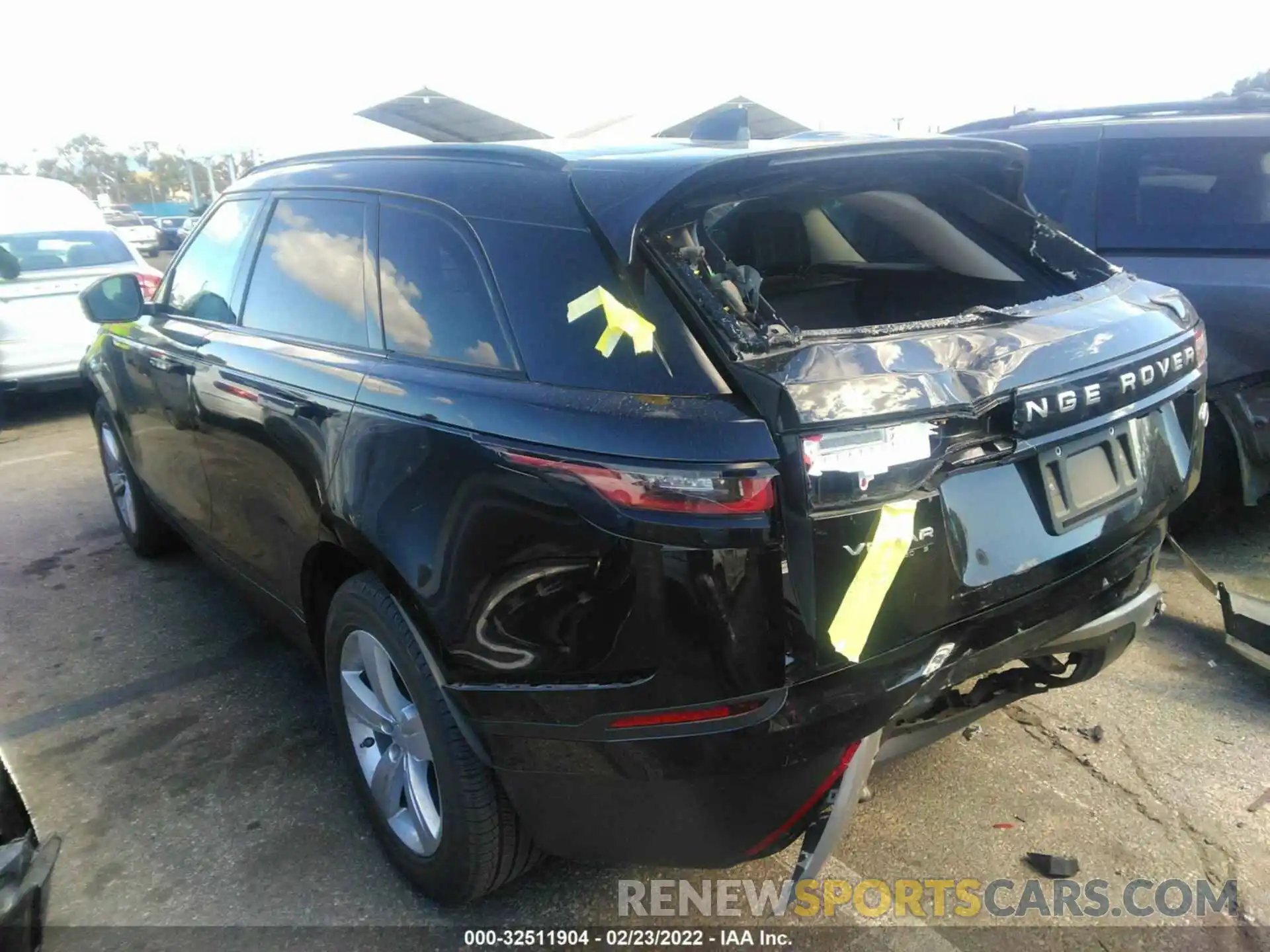 3 Photograph of a damaged car SALYB2EX3KA781830 LAND ROVER RANGE ROVER VELAR 2019