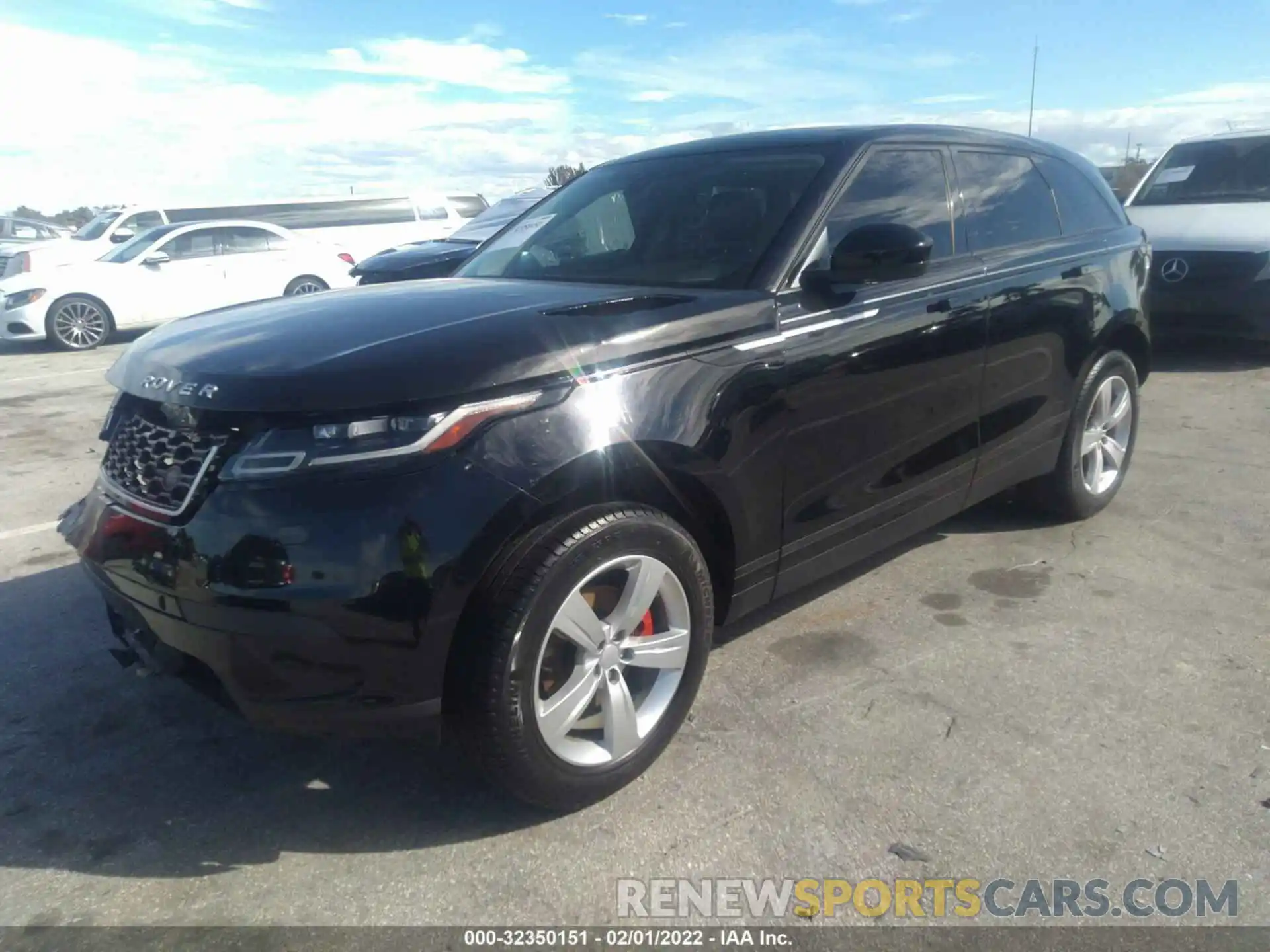 2 Photograph of a damaged car SALYB2EX3KA793248 LAND ROVER RANGE ROVER VELAR 2019